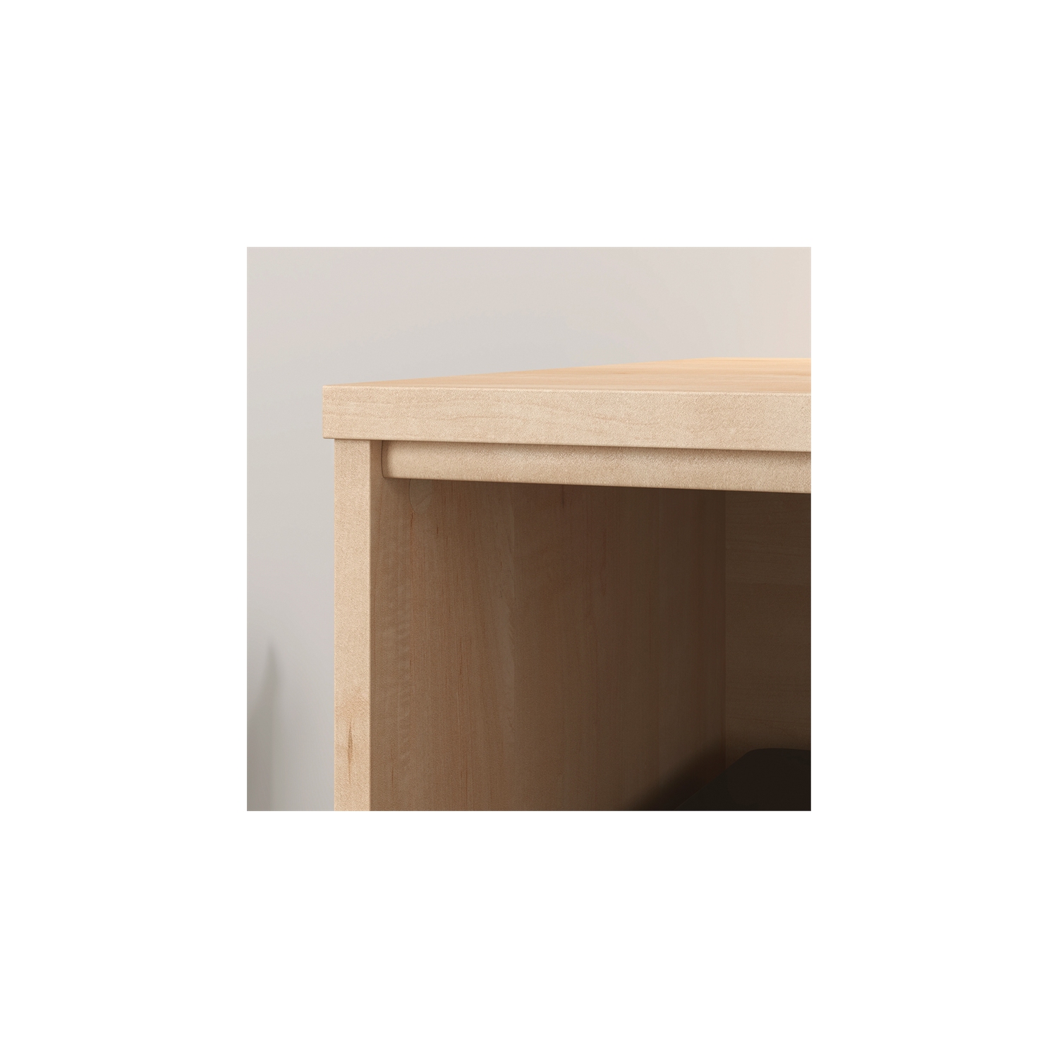 Clifford Place Engineered Wood Credenza in Natural Maple Finish