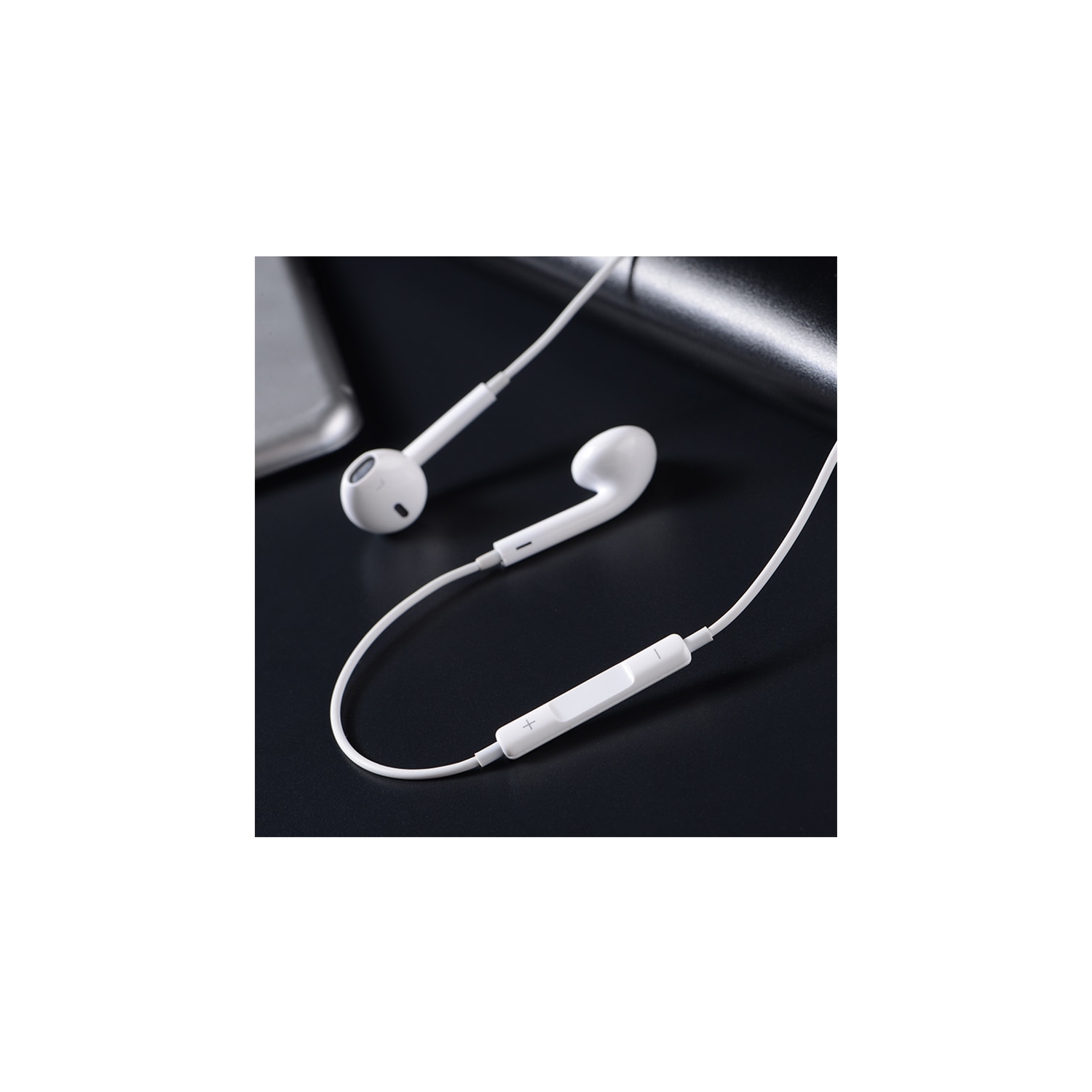 SuperShield 3.5mm Aux Earphones Wired Earbuds with Microphone, in-Ear Headphones with Mic Built-in Volume Control Compatible with iPhone