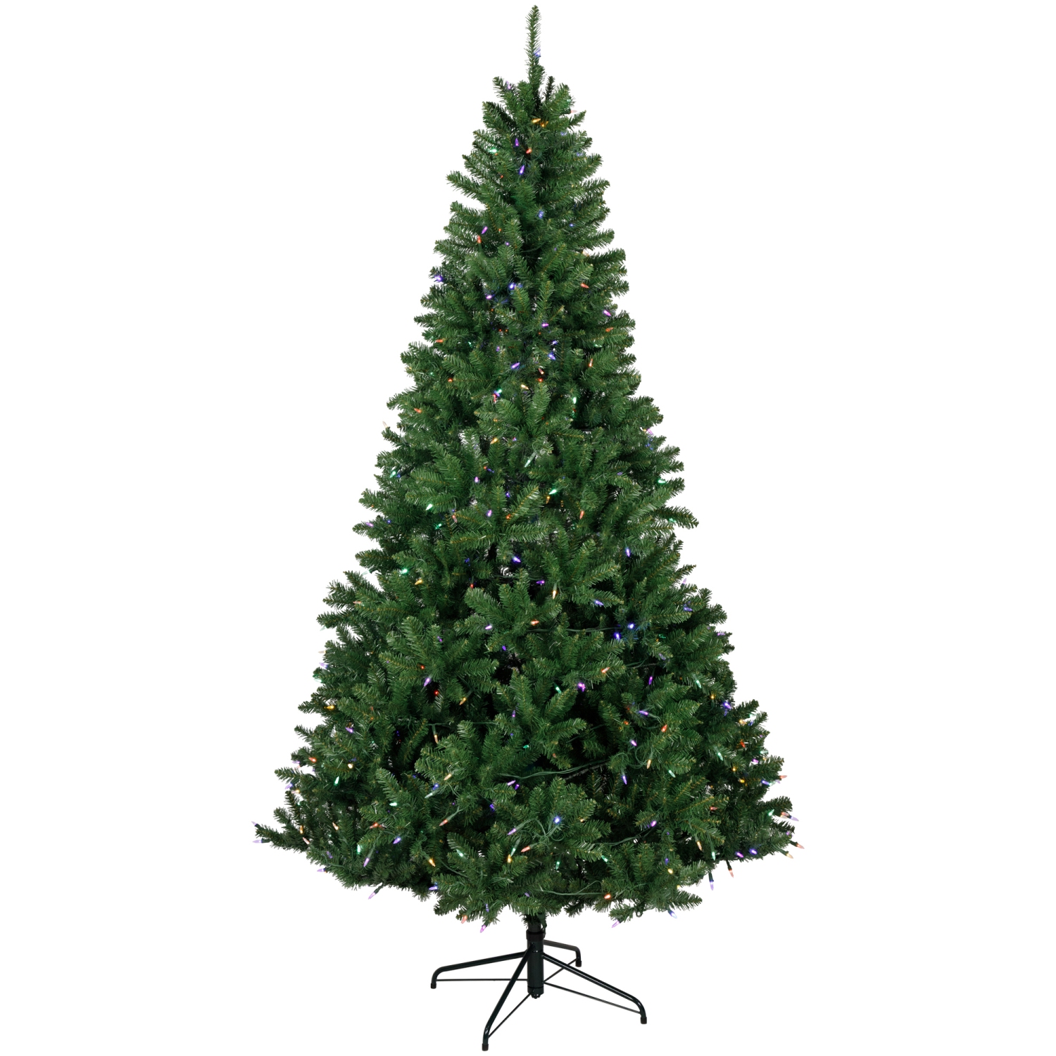 7.5' Pre-Lit Manchester Pine Instant Connect Artificial Christmas Tree, Dual LED Lights