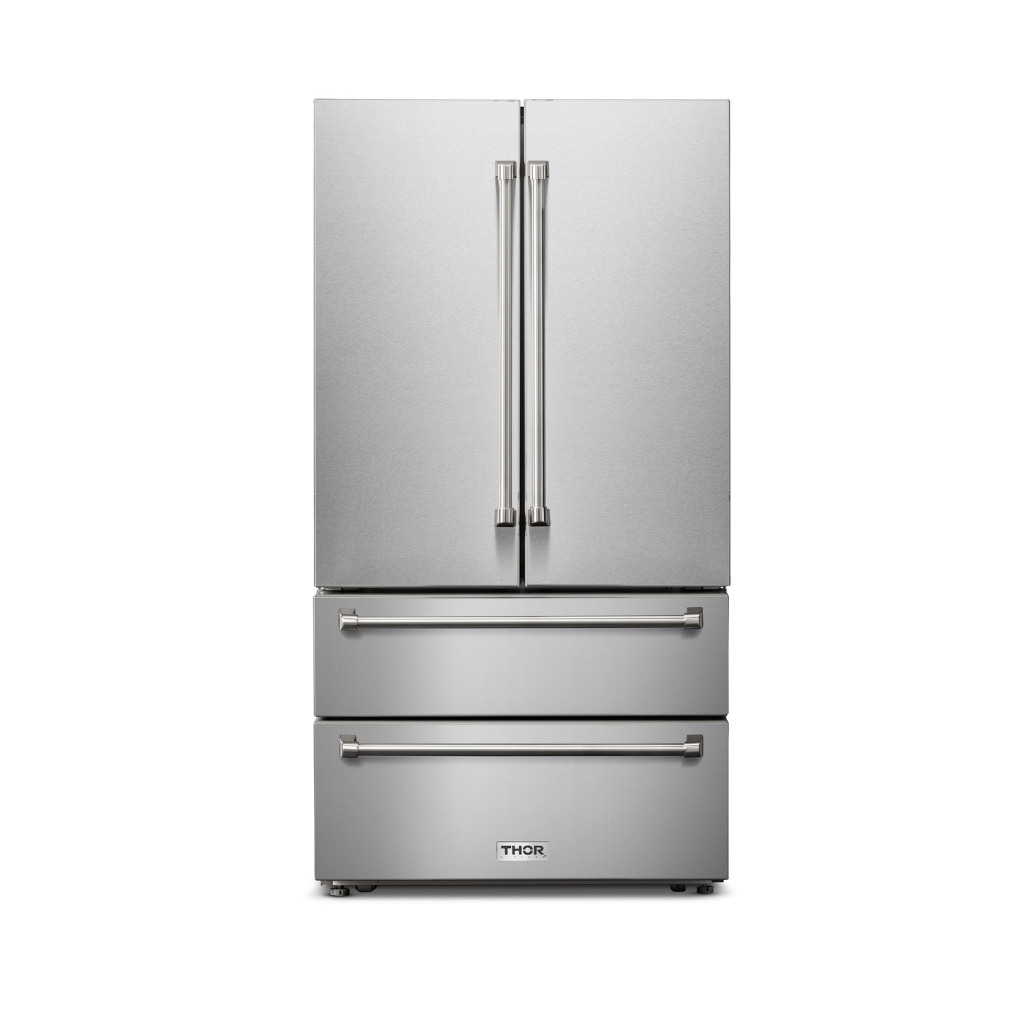 Thor Kitchen 36 Inch Professional French Door Refrigerator with Freezer Drawers- Model TRF3602