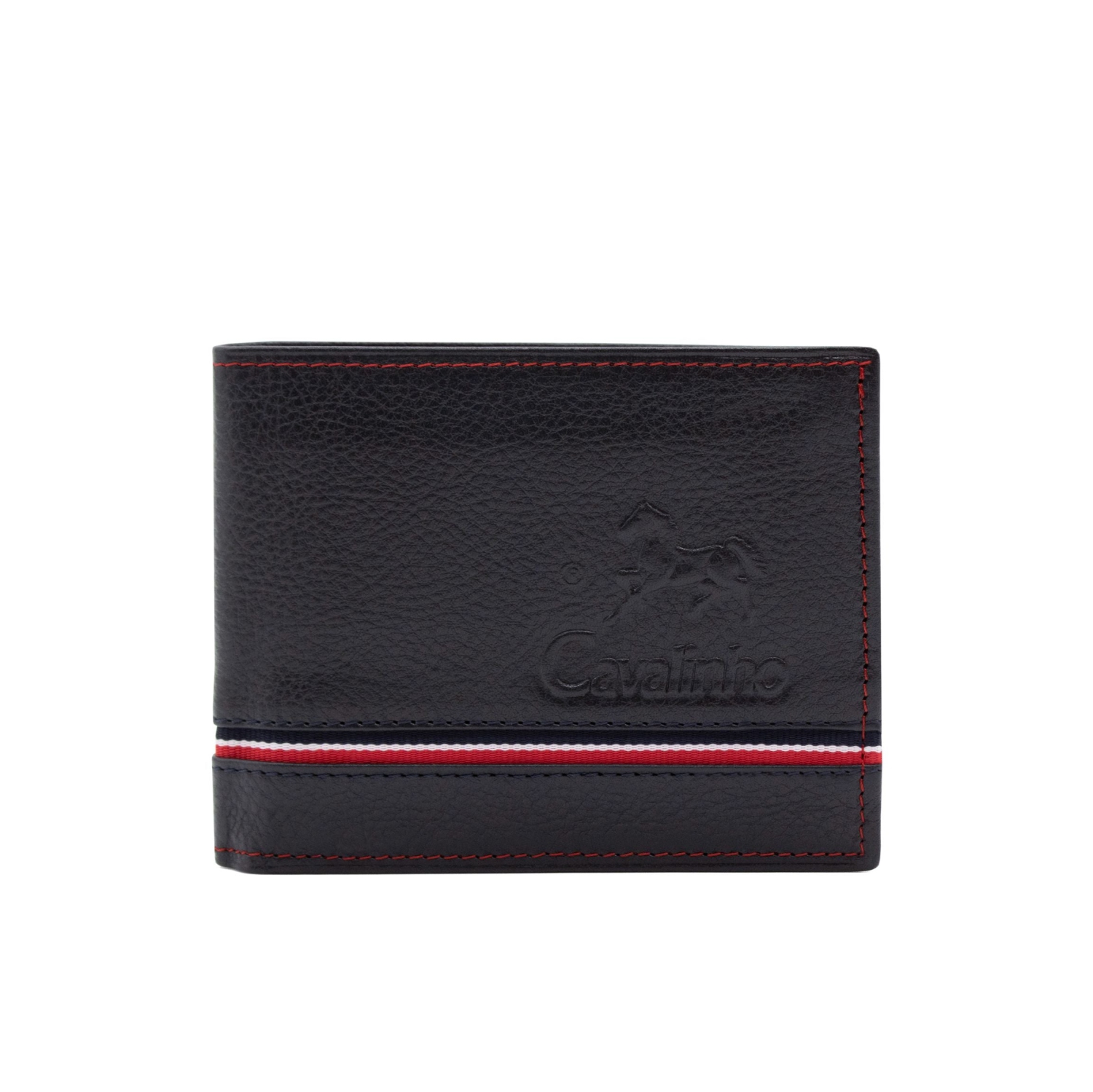 Cavalinho Sailor Trifold Leather Wallet - Navy - handmade in Portugal & RFID protected