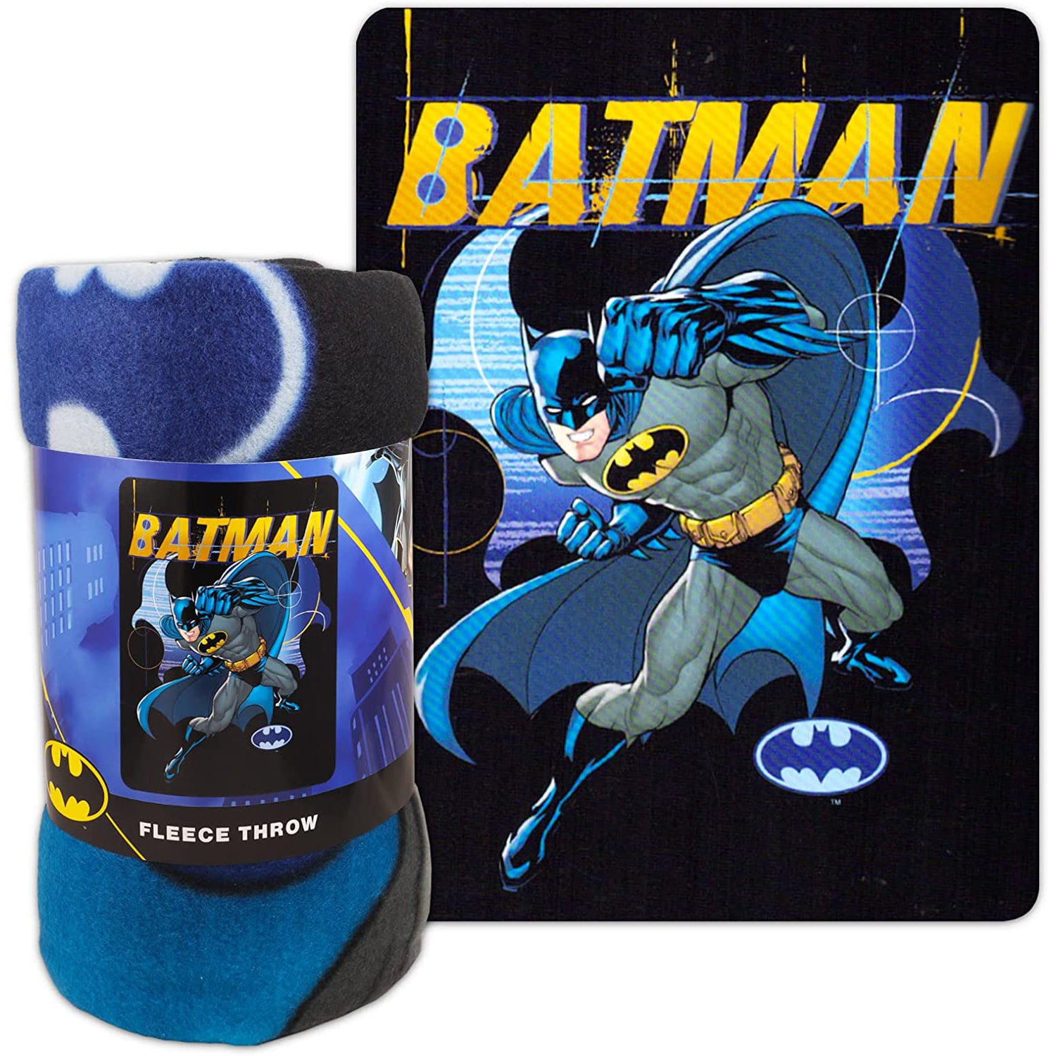 Batman 45 x 60 Inch Fleece Throw