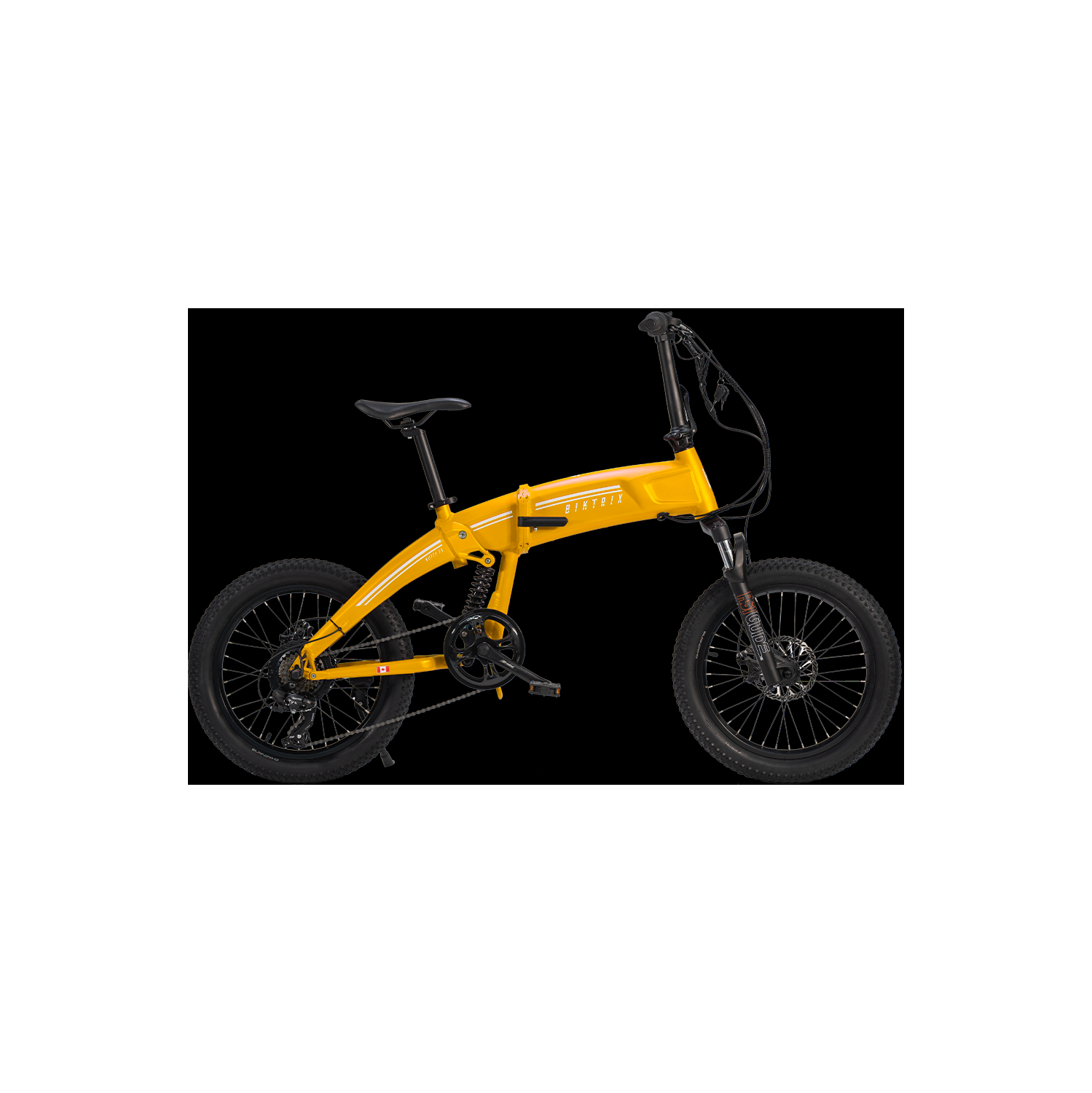 Kutty FS - Lightweight, Full Suspension, Folding Ebike, 50km Range, Throttle and Pedal Assist, 32kph top speed, RST Suspension fork, Disc Brakes