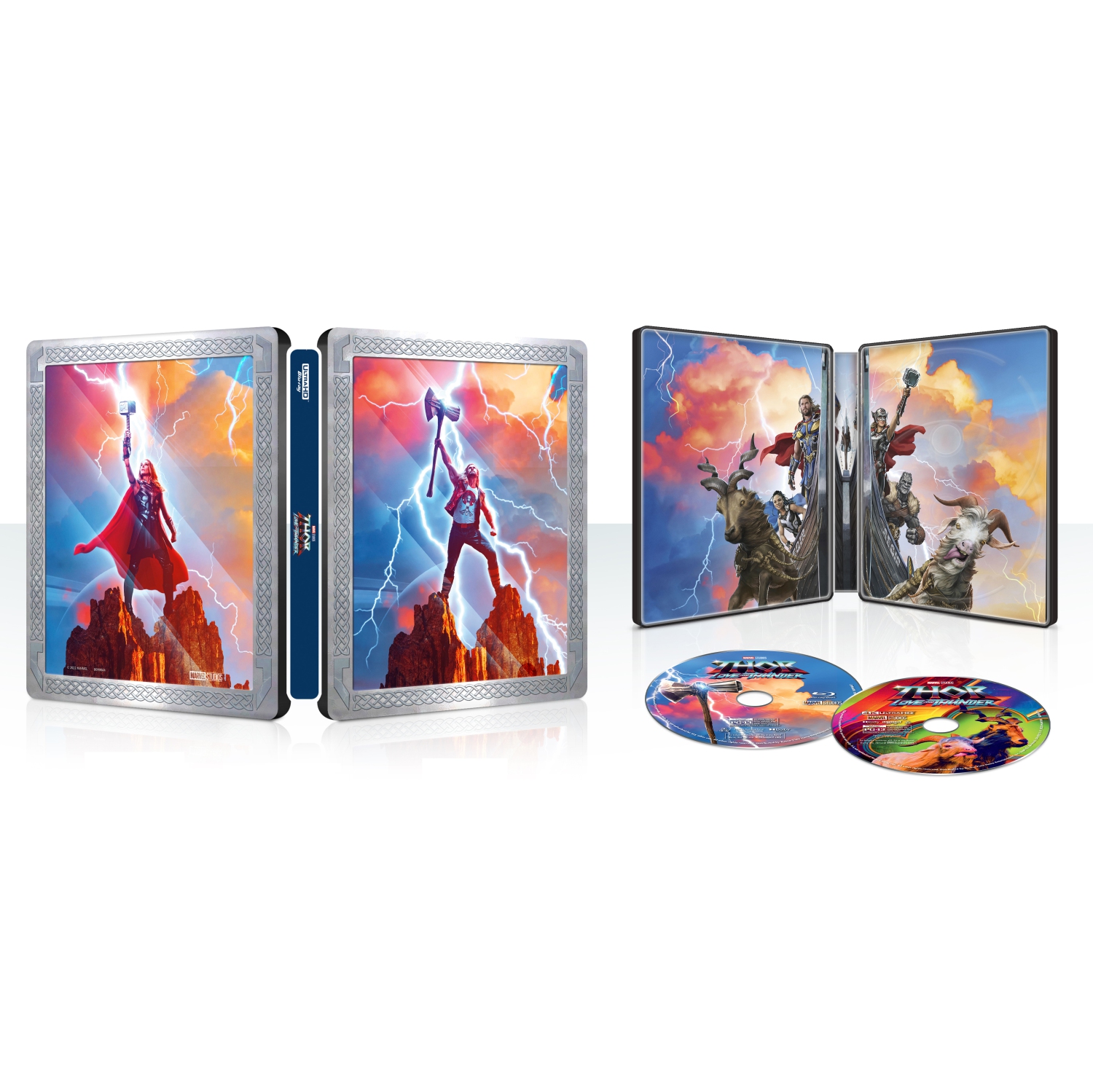 Thor : Love and Thunder [SteelBook] [copie numérique] [Blu-ray/Blu-ray Ultra HD 4K] [Exclusivité Best Buy]