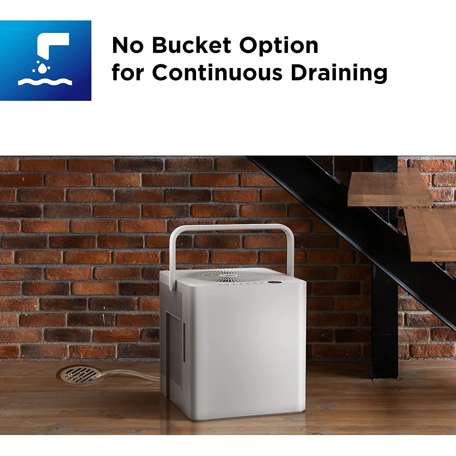 Midea Cube 20 Pint Dehumidifier for Basement and Rooms at Home for up to 1,500 Sq. Ft