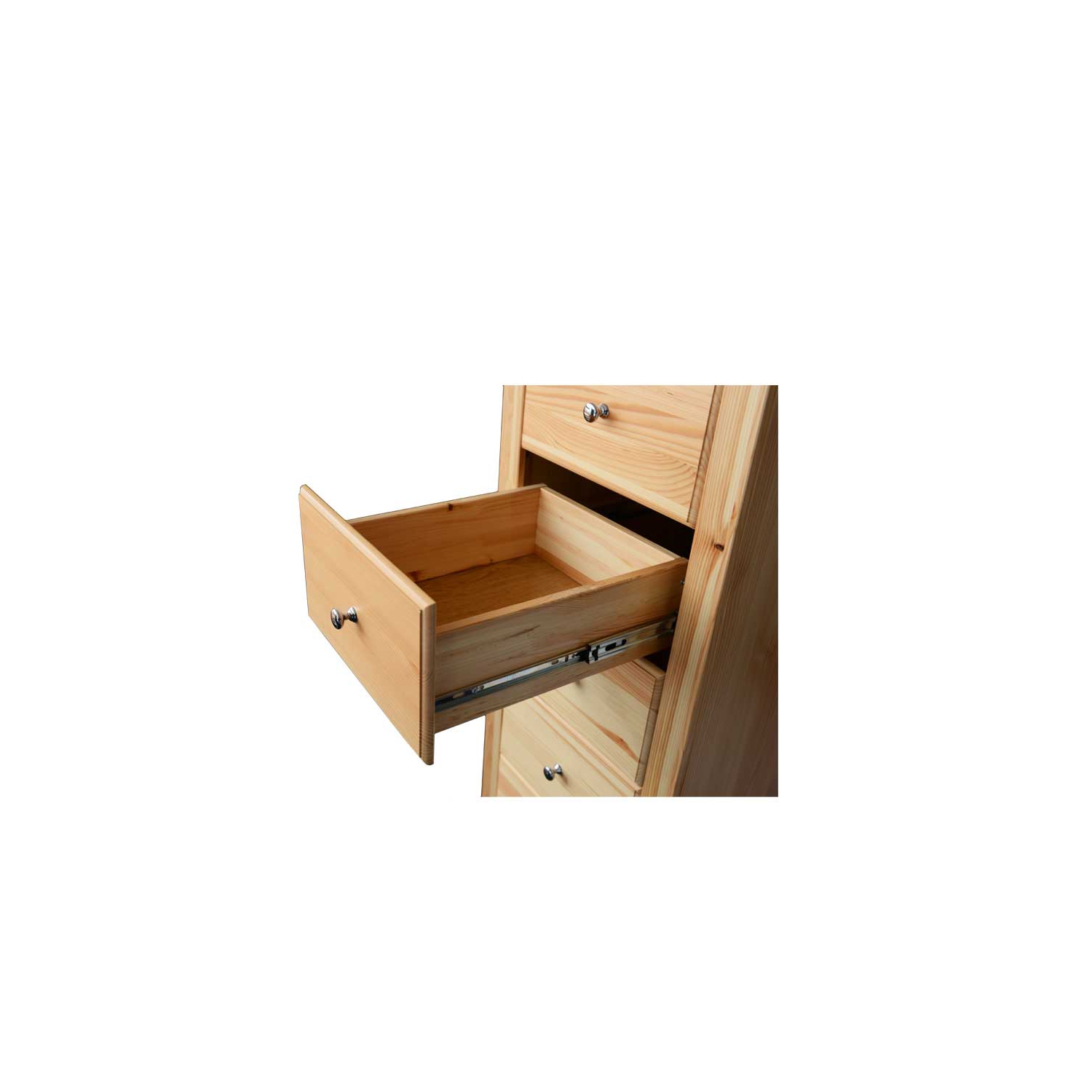 Commode en bois massif haute