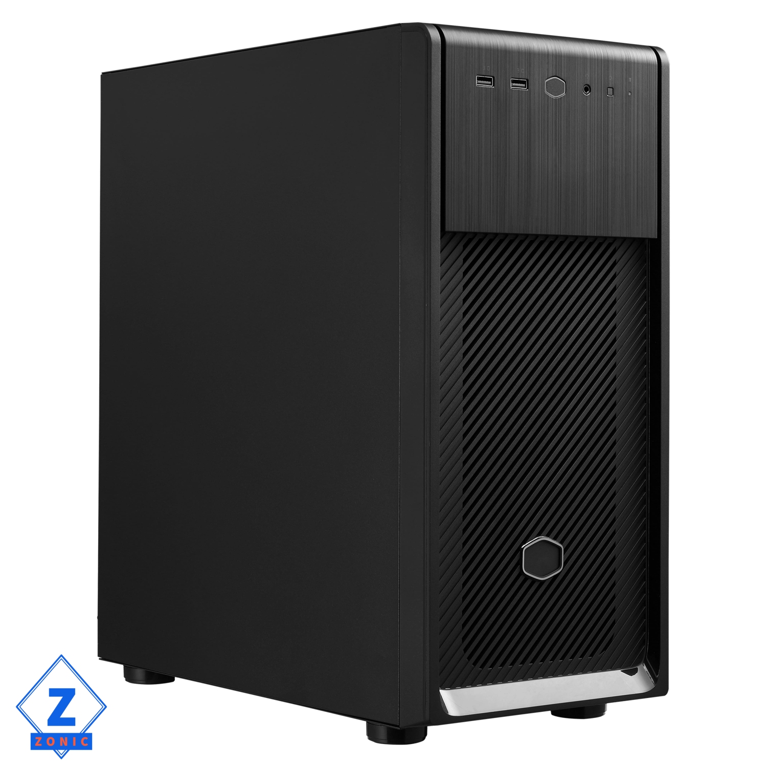 Zonic Business Custom PC, Intel Core i9-11900K, 8 Cores, 1 TB SSD + 4 TB HDD, 32 GB RAM, Mid-Tower Case, Keyboard and Mouse, Windows 11 Pro