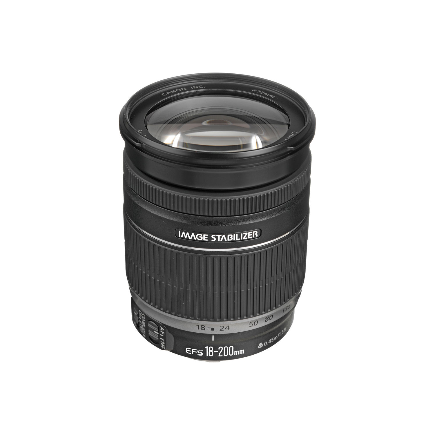 Canon EF-S 18-200mm f/3.5-5.6 IS Lens + Filter Kit + BackPack + More