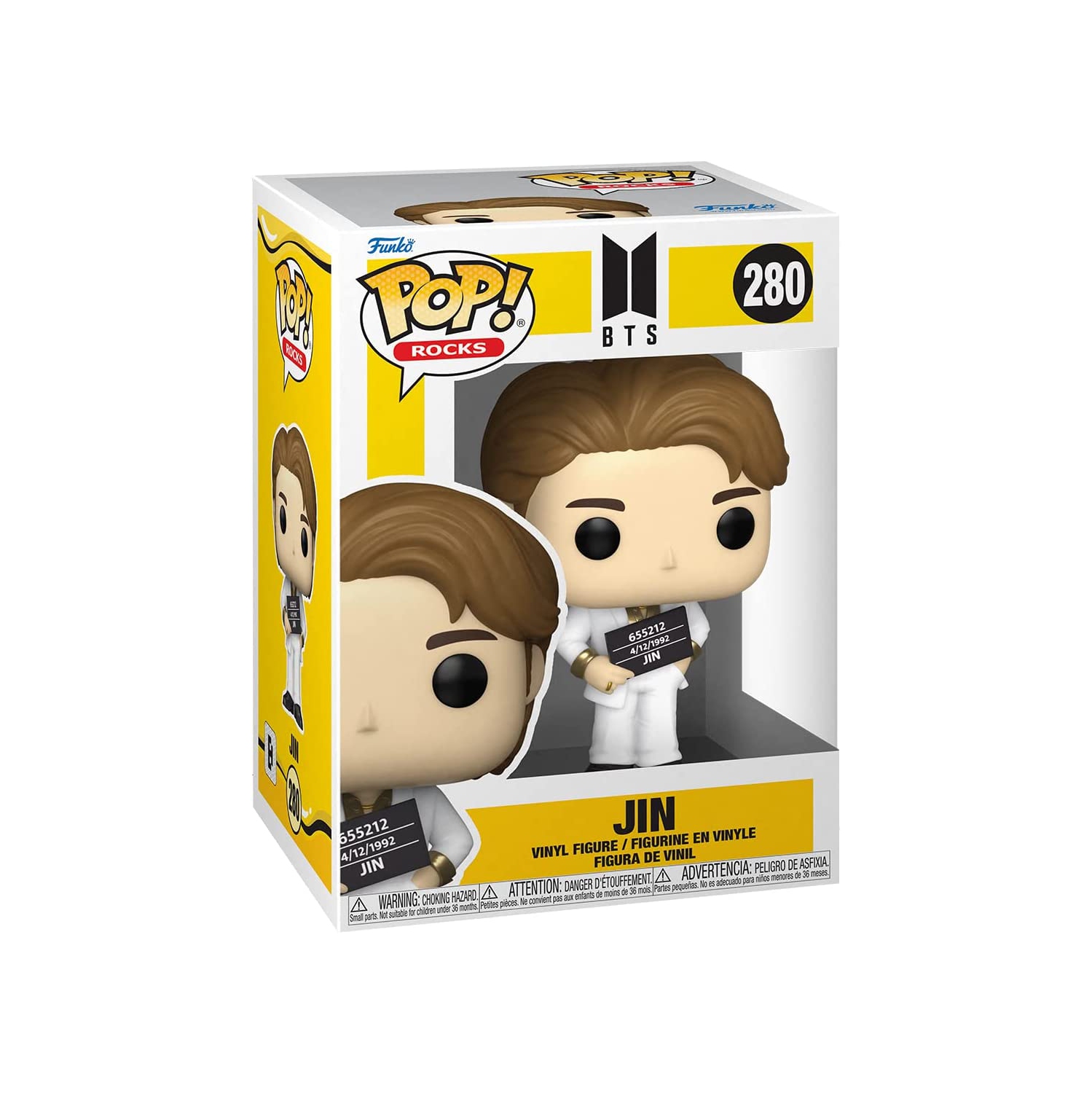 Pop Rocks BTS 3.75 Inch Action Figure - Jin #280