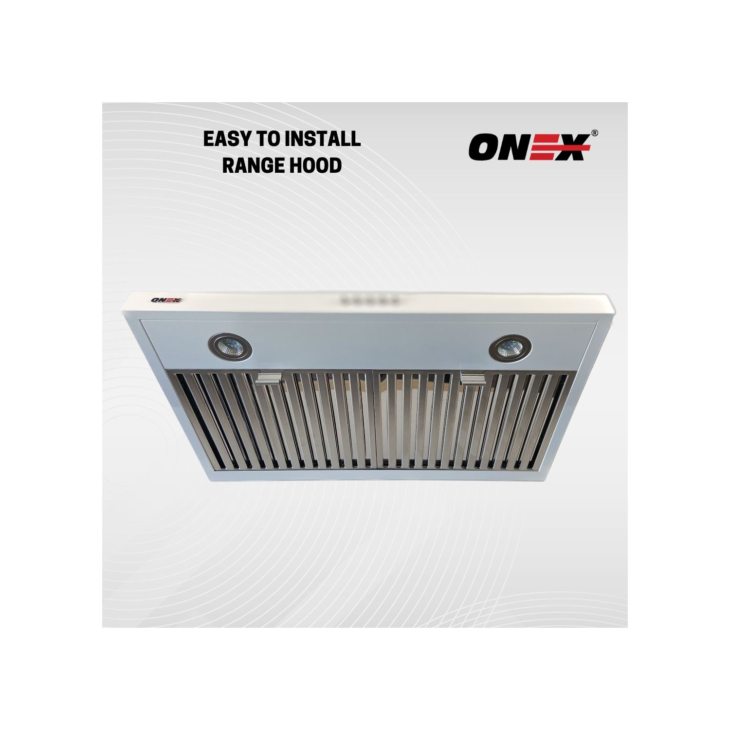 ONEX® OHF300 Stainless Steel Under Cabinet 30 inch Range Hood.