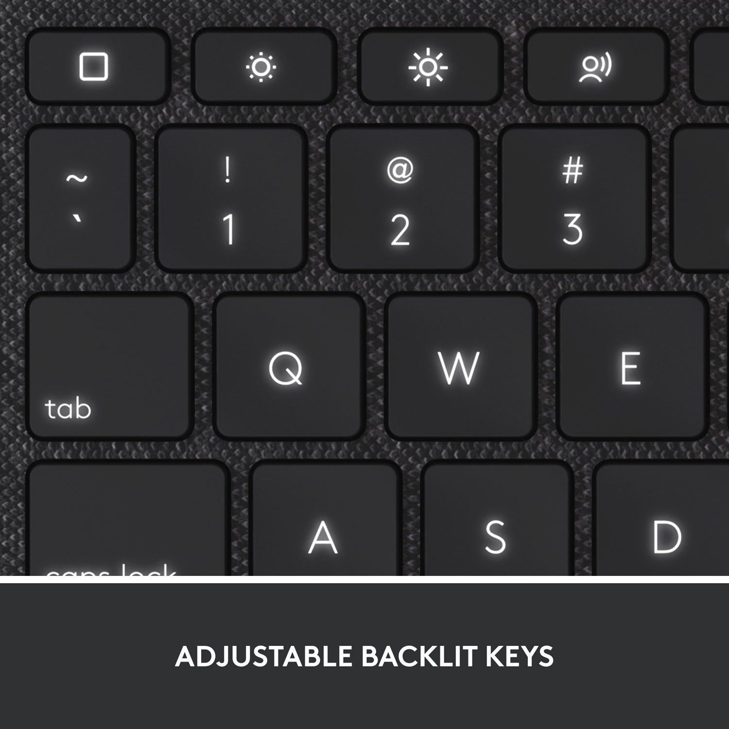 Étui-clavier Combo Touch avec pavé tactile et clavier résistant aux éclaboussures de Logitech pour iPad - Gris Oxford