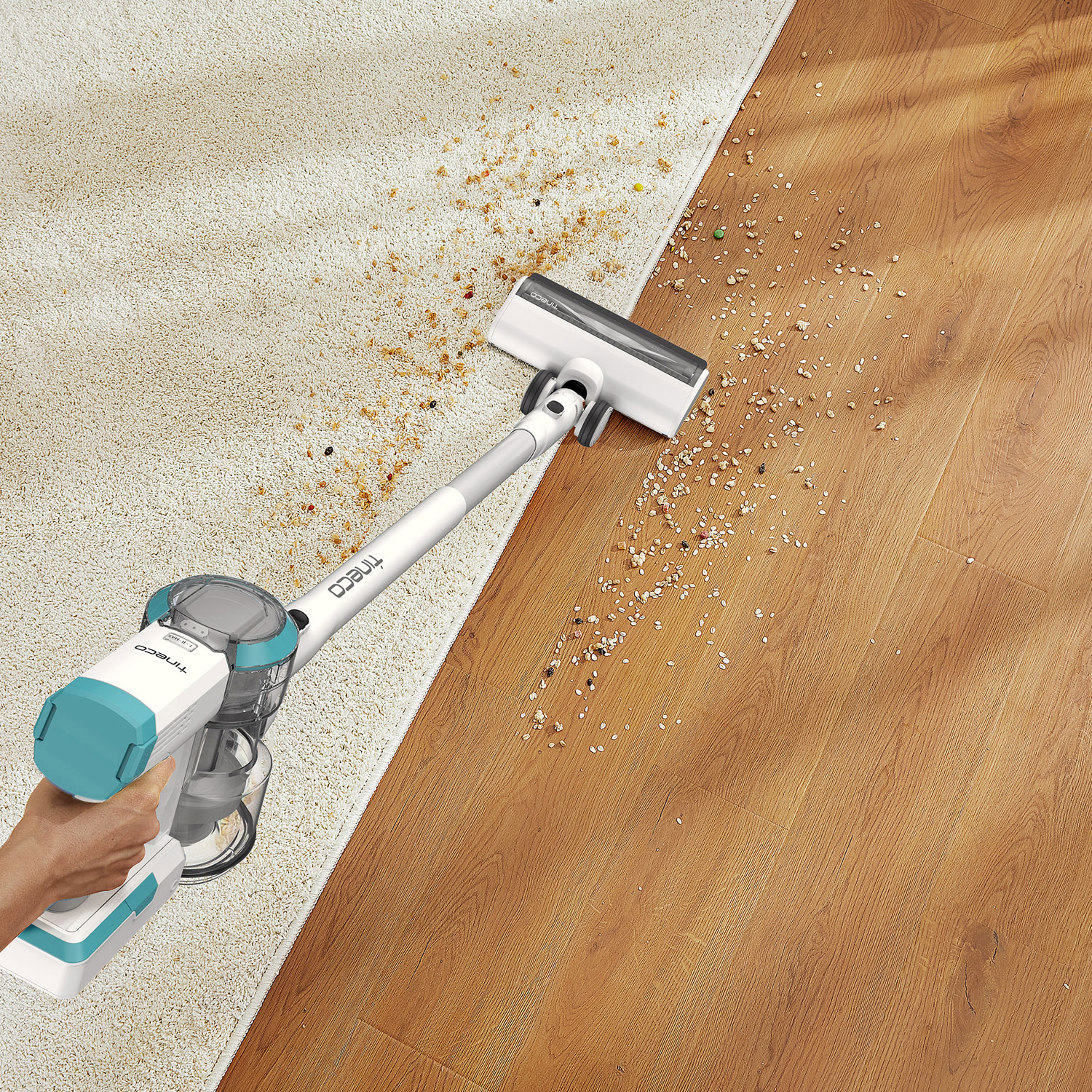 Aspirateur de plancher multisurface sans fil PWRHero 11 Pet de Tineco - Sarcelle