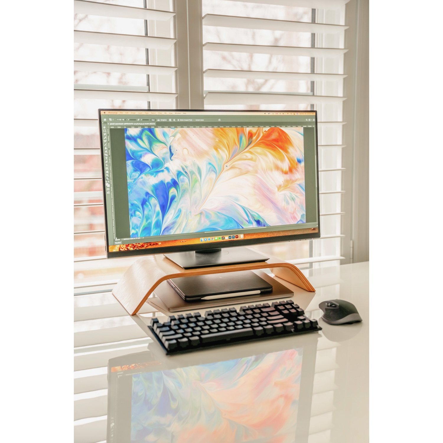 Enkel Studios Birchwood monitor stand | Monitor stand