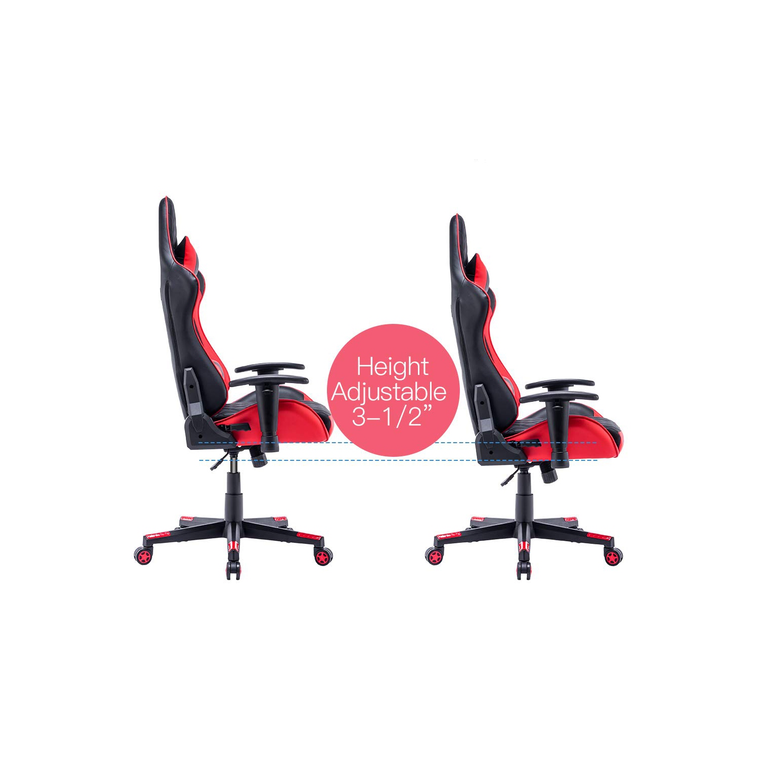Furniture One Gaming Chair Racing Red