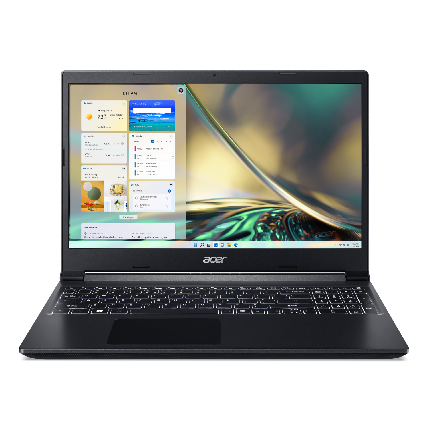 Acer Aspire 7 Laptop, 15.6” FHD IPS (1920 x 1080), AMD Ryzen 7 5825U, 16GB RAM, 1TD SSD, NVIDIA GeForce RTX 3050 Ti , Microsoft Windows 11 Home, Charcoal Black, A715-43G-R83Y
