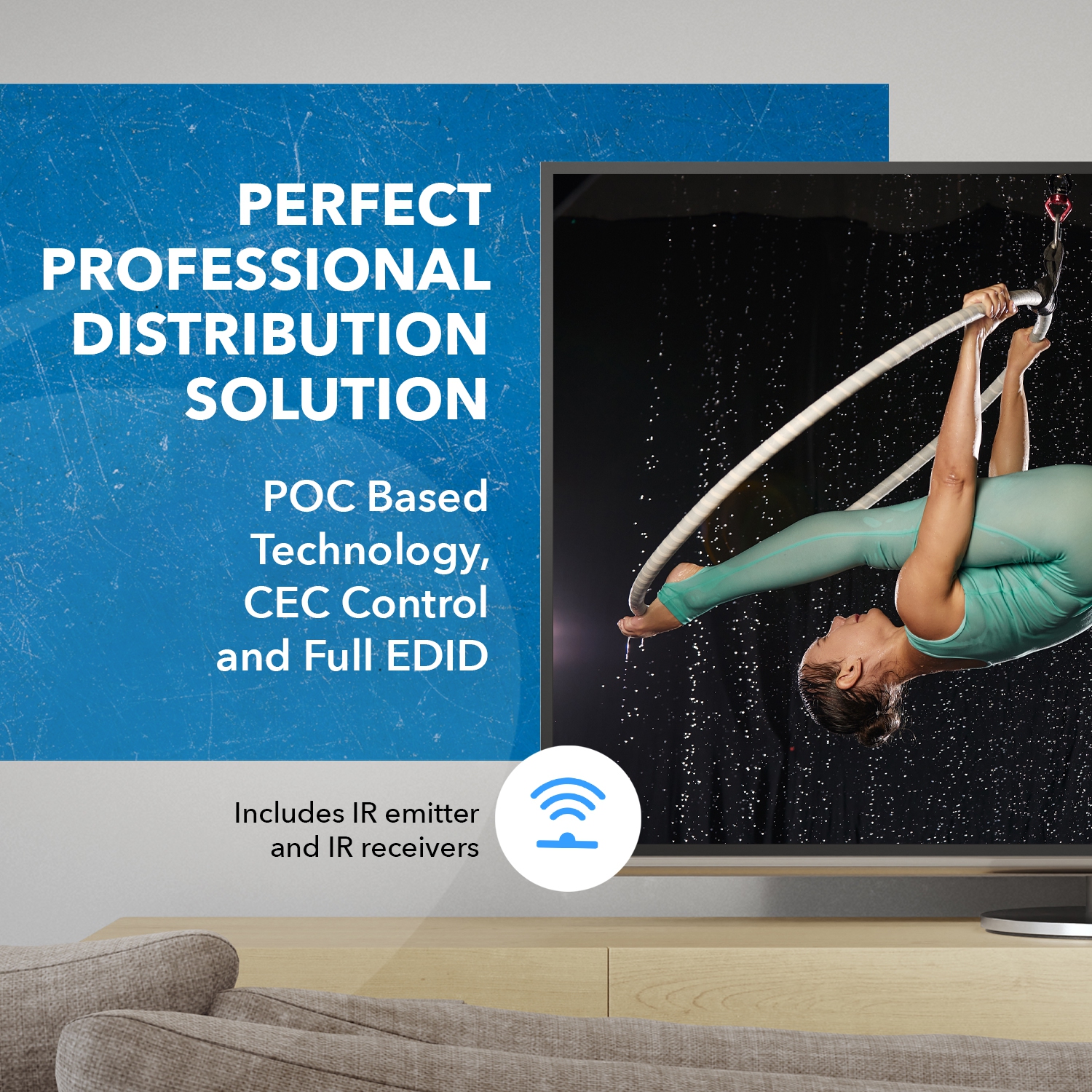 Prolongateur Matrix 4x4 HDMI - Ultra HD 4K à 60 Hz sur un seul câble CAT6/7