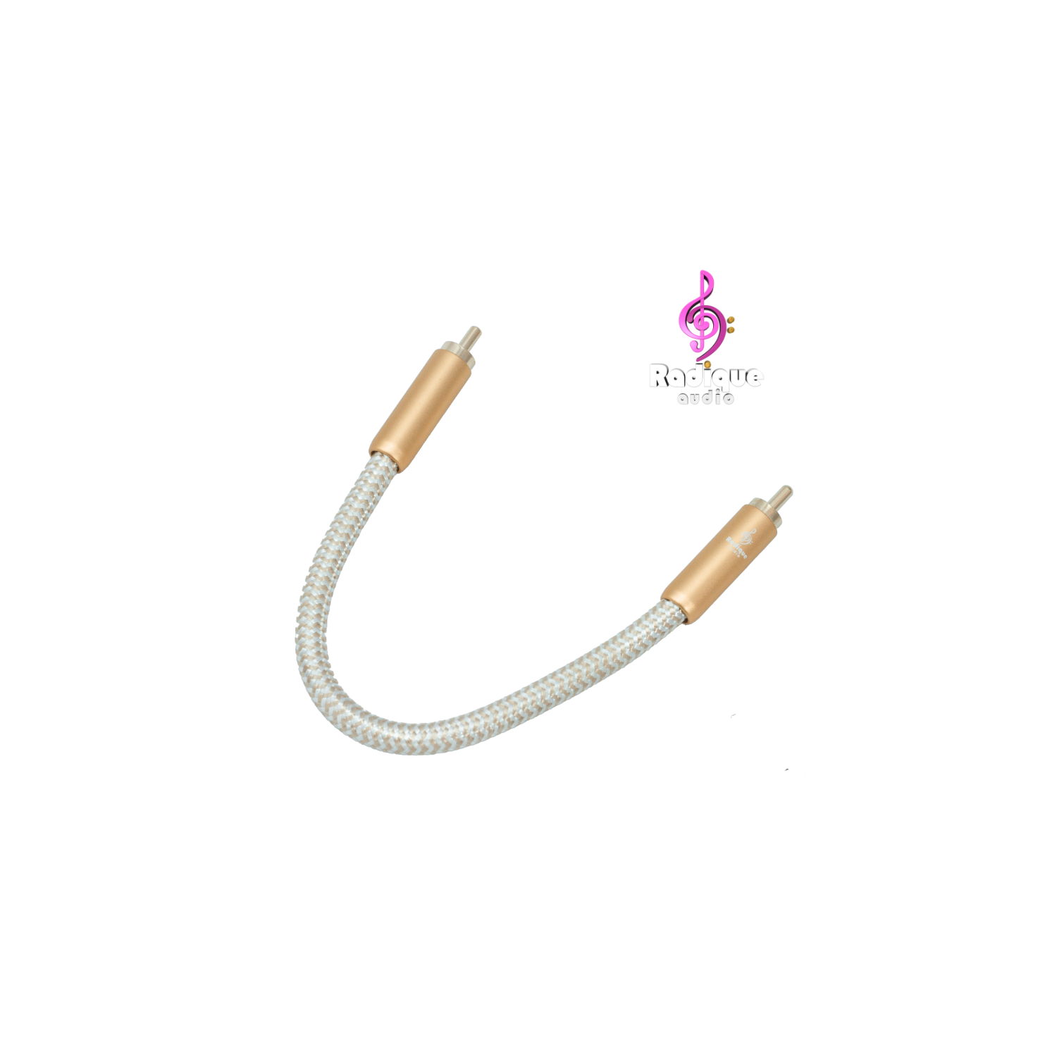 Câble RCA simple série Gold de Radique Audio - 0,2 m