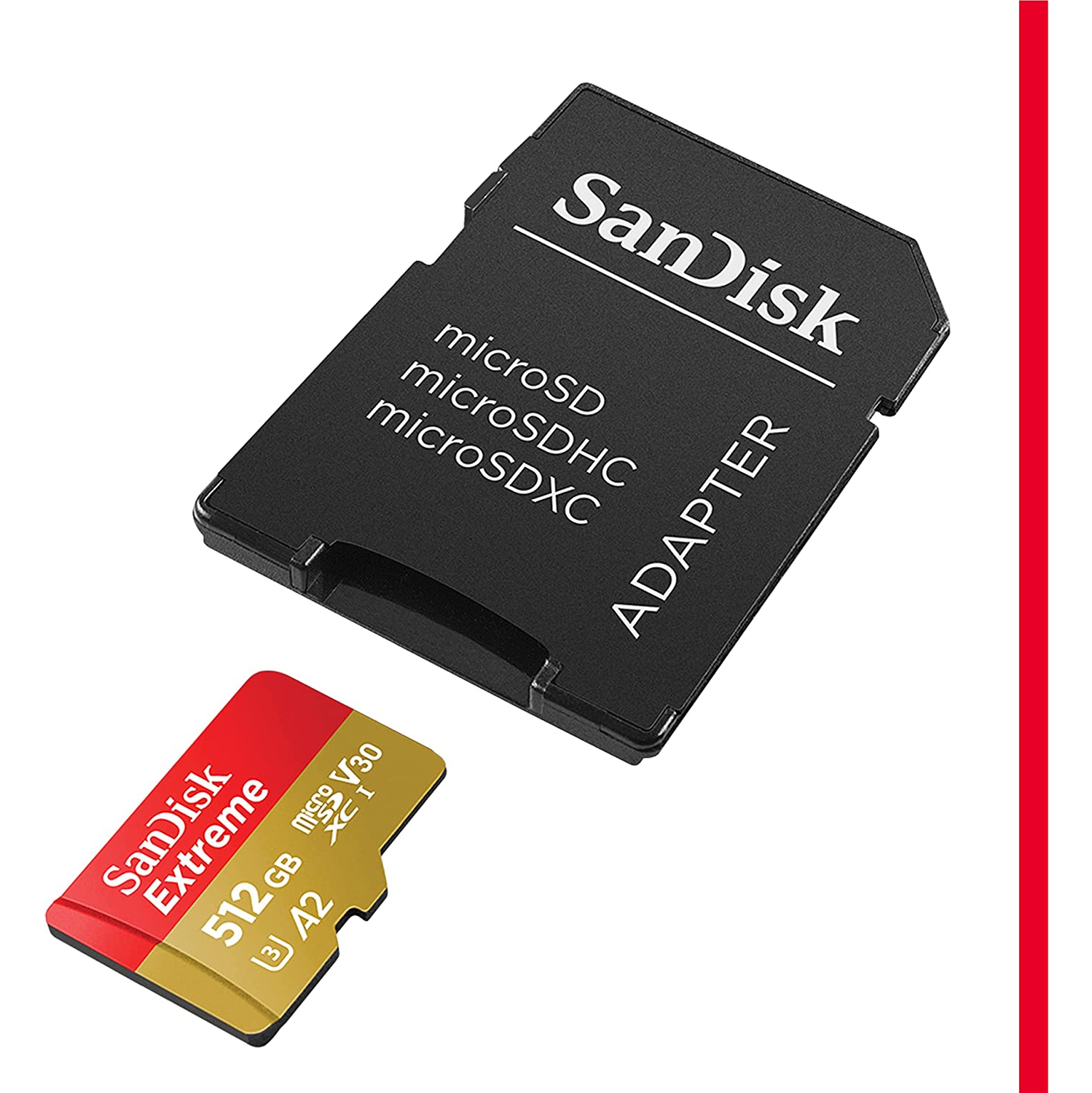 SanDisk 512GB Extreme Micro SDXC Memory Card - (SDSQXAV-512G-GN6MA