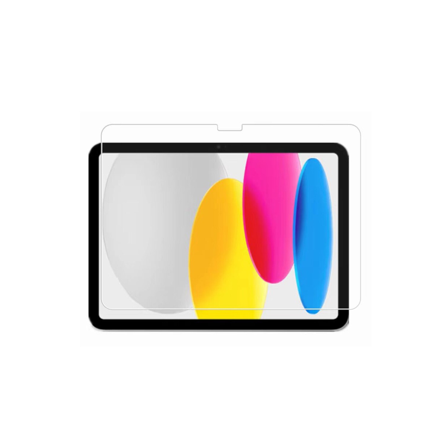 [CS] Protecteur d'écran en verre trempé de qualité supérieure pour iPad A16 11ᵉ gén d'Apple. / IPad 10ᵉ gén., étui et sans bulles