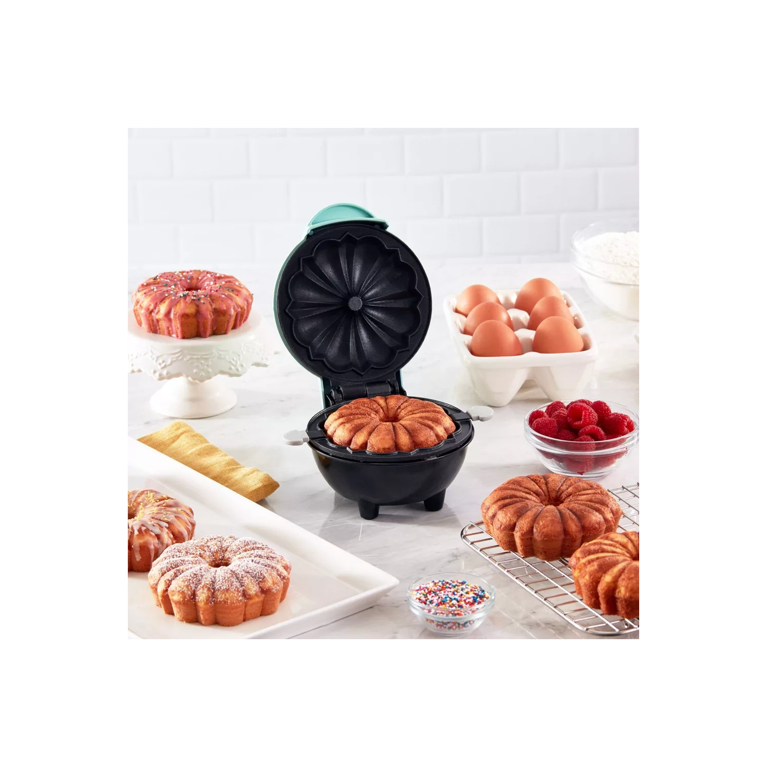 Dash Mini Bundt Maker - Aqua - 80177942