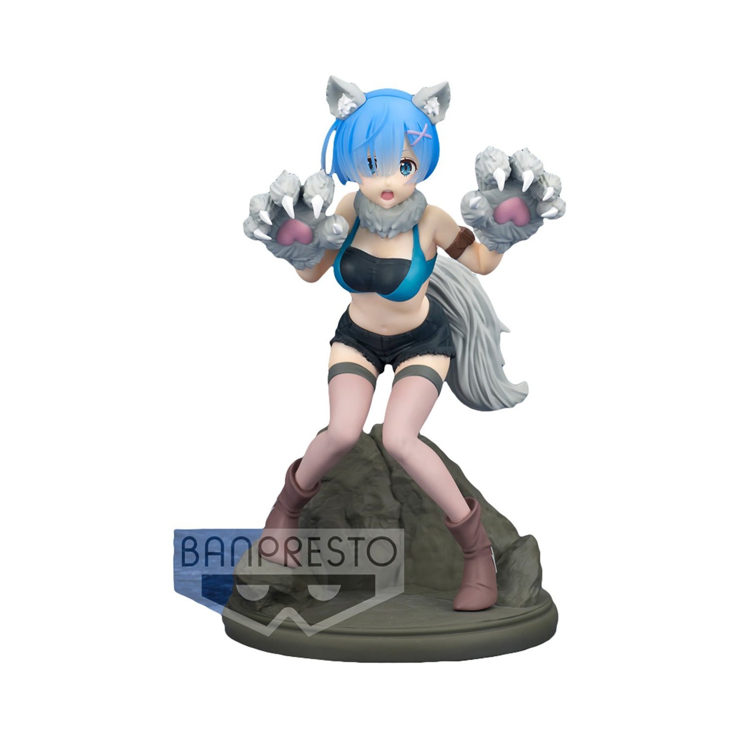BanPresto - Re: Zero Starting Life in Another World - Monster Motions - Rem Statue [COLLECTABLES] Figure, Collectible