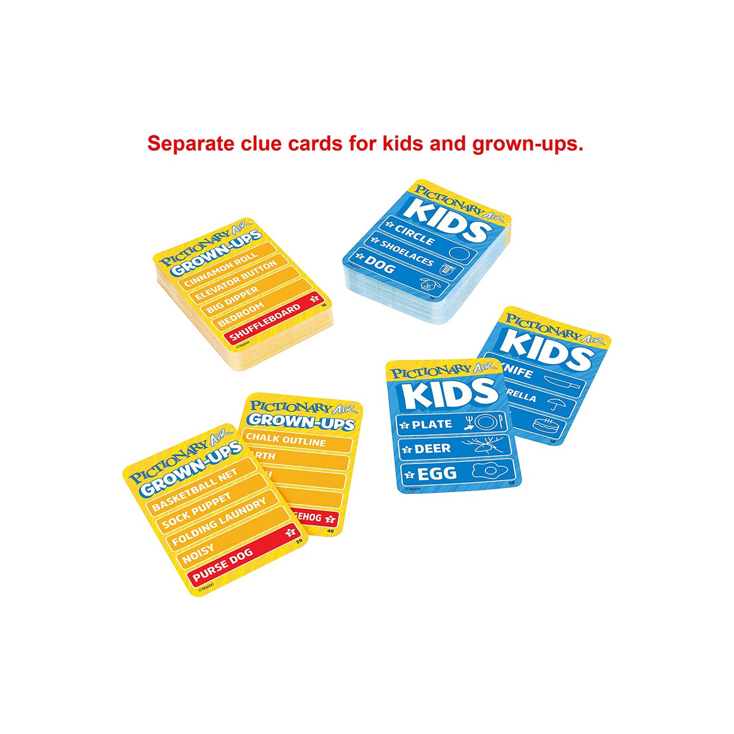 Jeu de dessin familial Pictionary Air Kids vs Grown-Ups