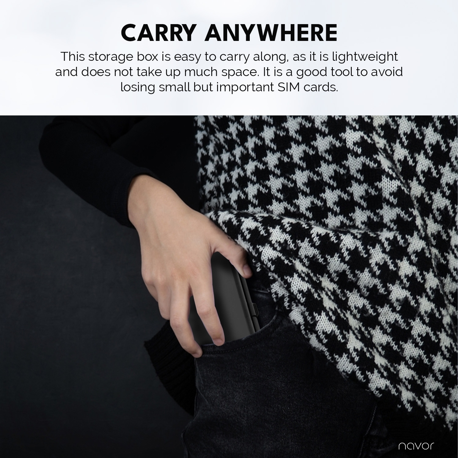 Boîtier de rangement pour carte SIM en aluminium 21-en-1 étui téléphone cartes SIM mémoire aiguille mémoire broches mémoire portable et lampe