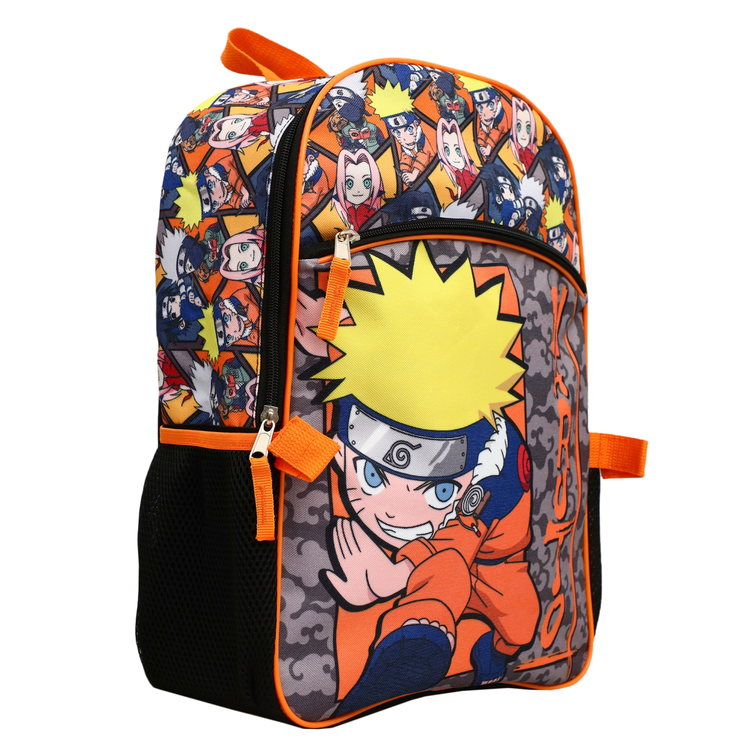 Naruto Characters 16" Kids Backpack and Lunch Bag Set