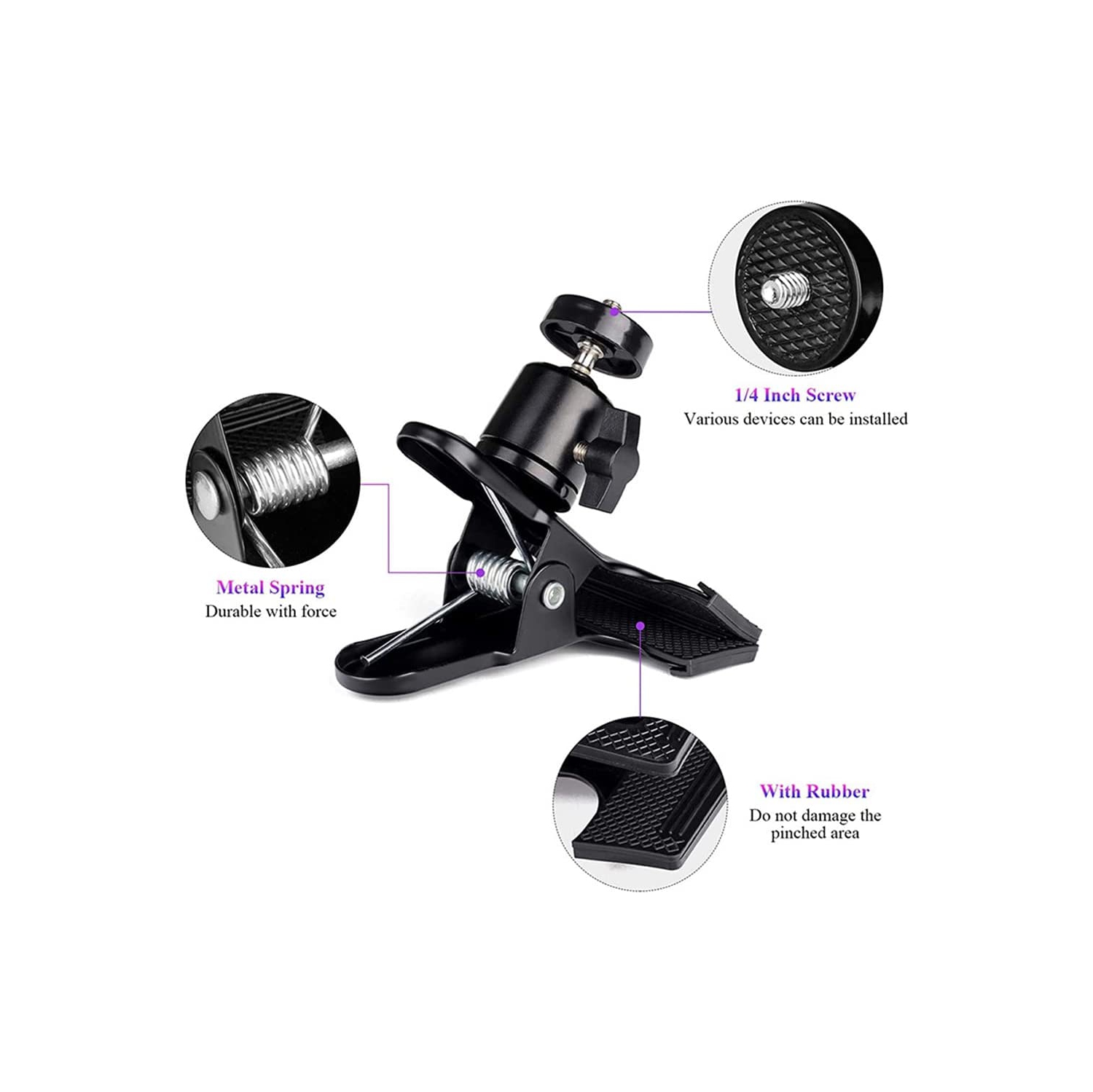 Video Conference Lighting Kit, Dimmable LED Ring Light Clip on Light Conference Light Zoom Lighting for Remote Working/Live Streaming/Video