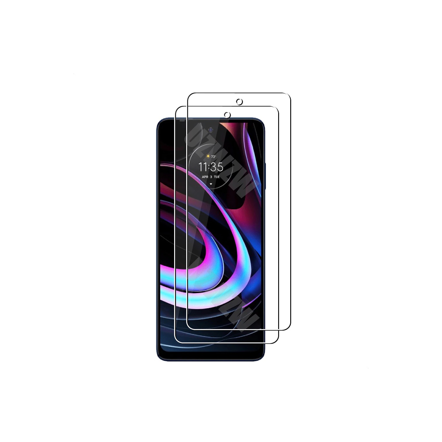 CSmart Premium Tempered Glass Screen Protector for Motorola Moto Edge 2022 - 2 Pack