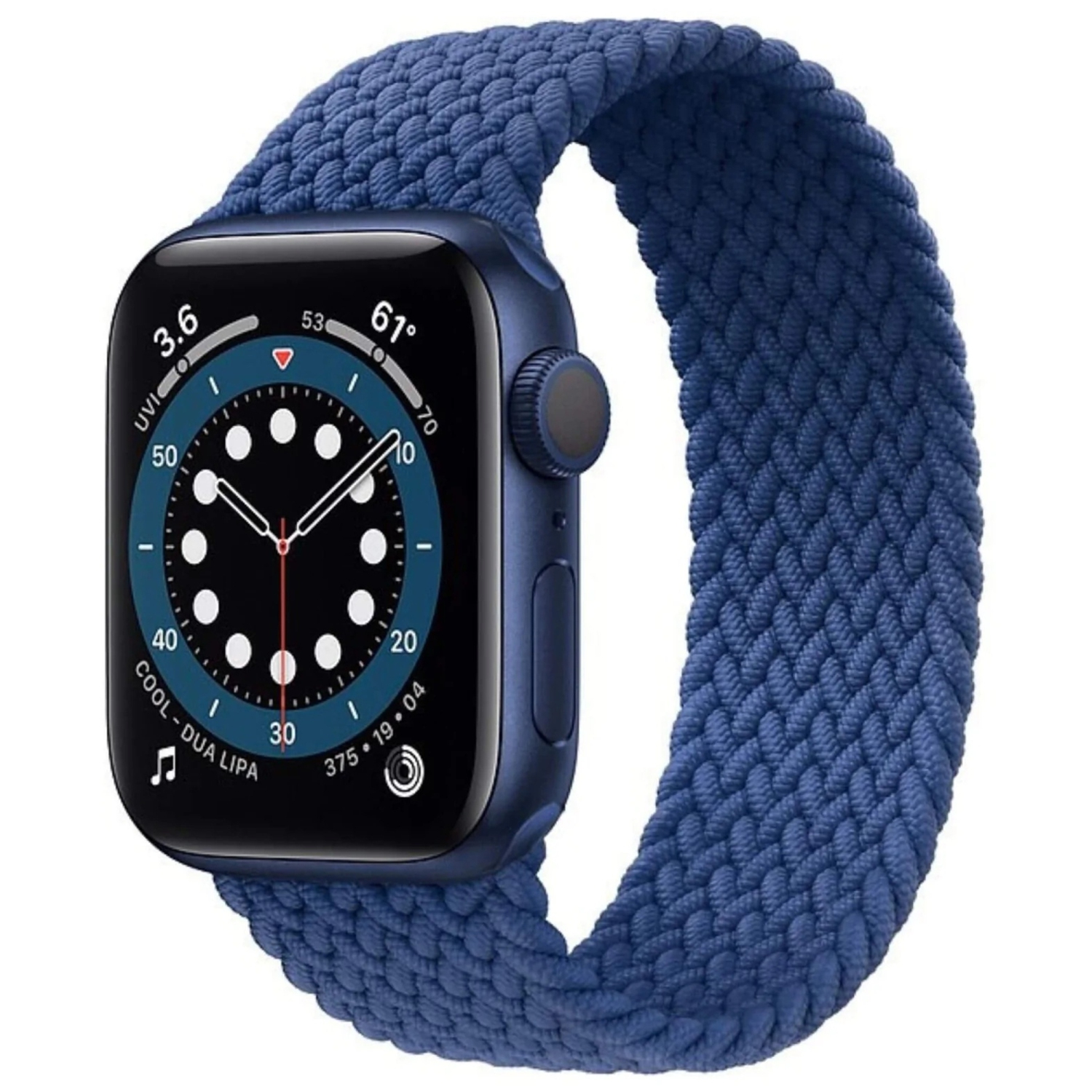 Bracelet de rechange élastique tressé Solo pour Apple Watch iWatch Series 1 à 10 SE Ultra, 38&nbsp;mm 42&nbsp;mm 41&nbsp;mm 40&nbsp;mm, bleu marine