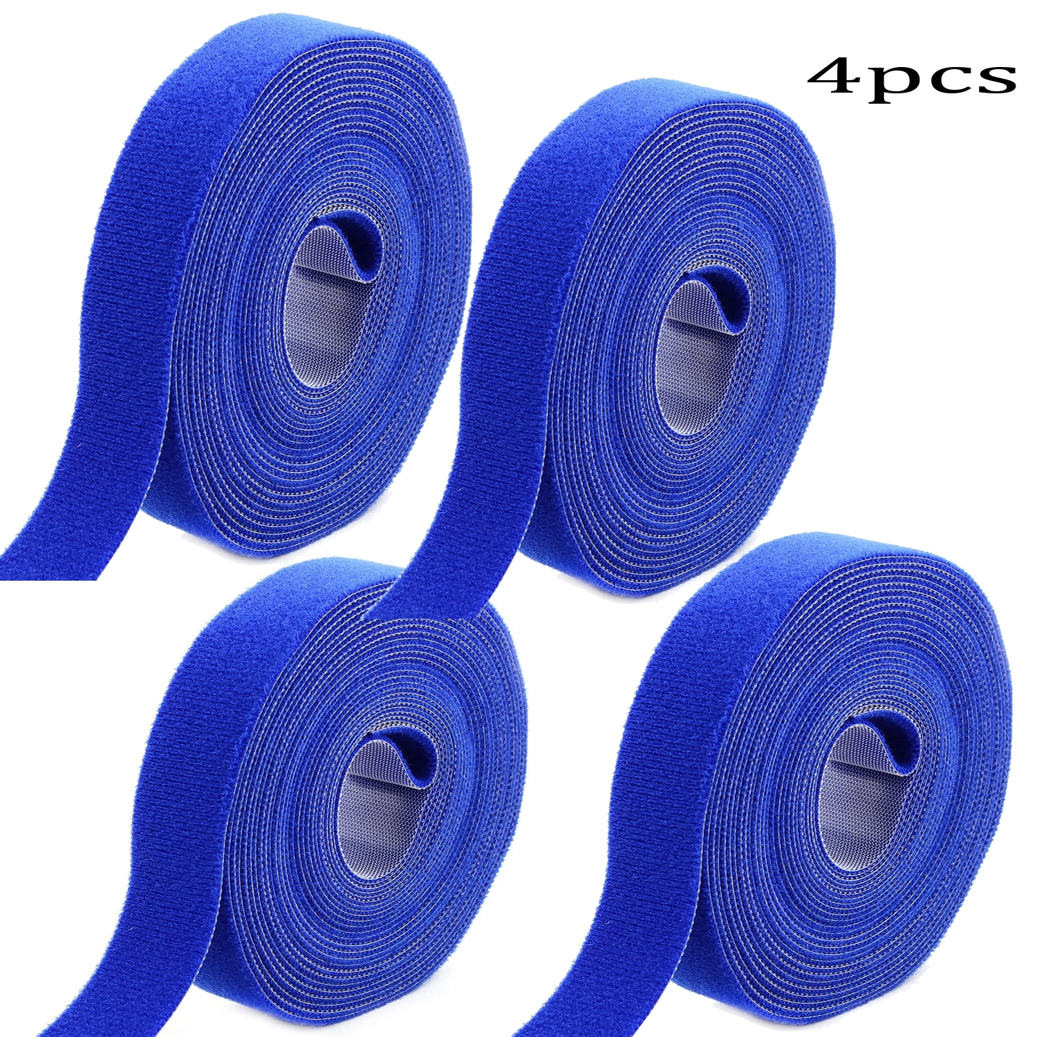 Reusable Self Adhesive Cable Straps-Blue