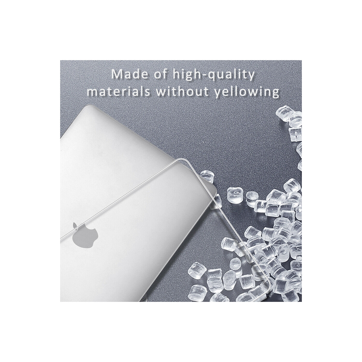 3 IN 1 Rubberized Shell+KB Cover+LCD Film for MacBook 13" A2338 M1, A2289, A2251