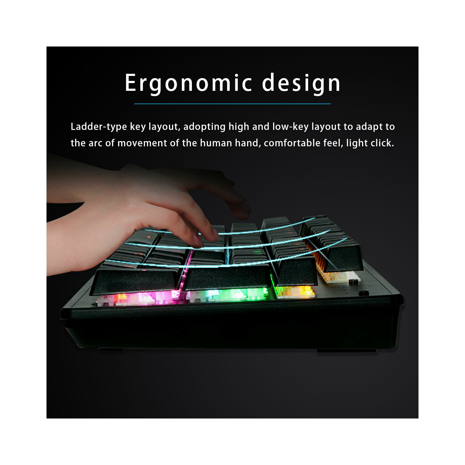 ENSEMBLE CLAVIER ET souris DE jeu PRO LED avec rétroéclairage multicolore changeant de souris CA