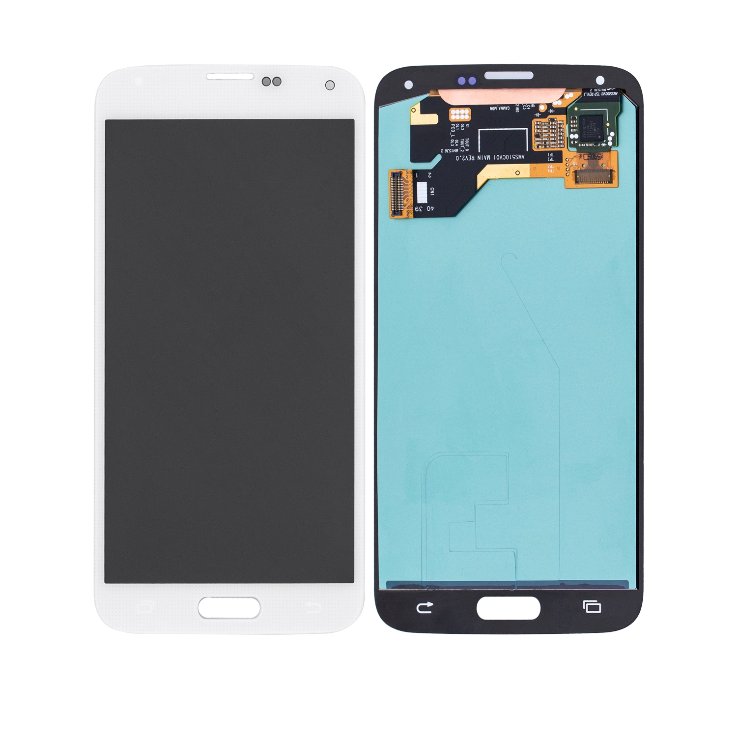 Refurbished - Replacement OLED Assembly Without Frame Compatible For Samsung Galaxy S5 (White)