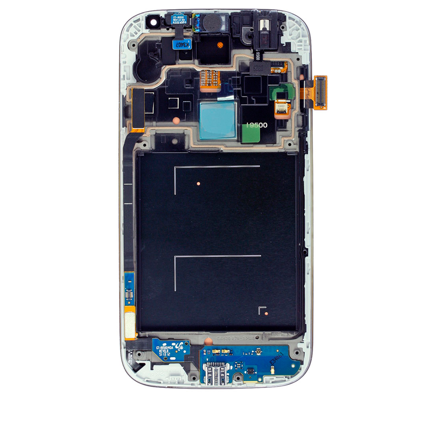 Refurbished - Replacement OLED Assembly With Frame Compatible For Samsung Galaxy S4 (i9500) (International Version) (Black)