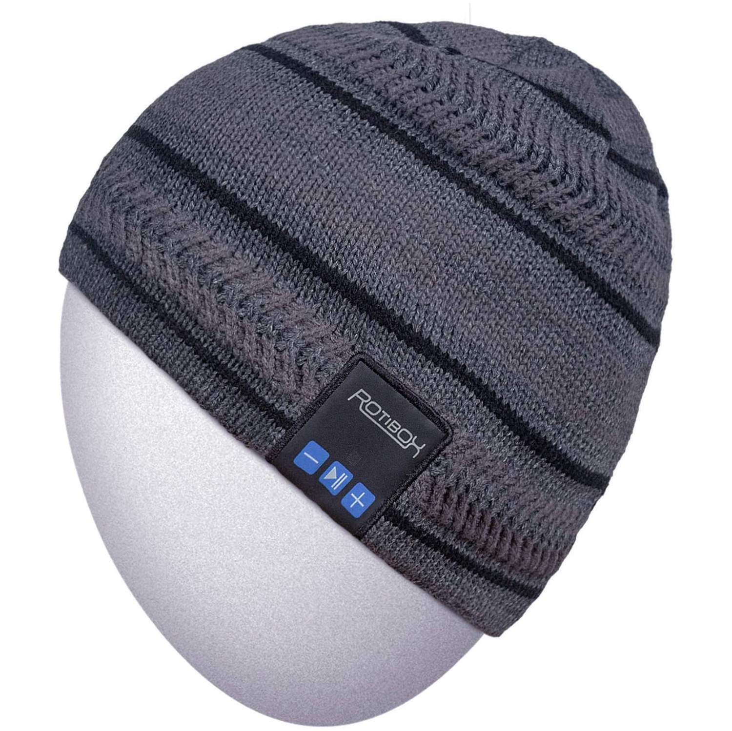 Washable Bluetooth Beanie Hat Pom Pom with Wireless Stereo Over Ear Headphones Headsets Earphone Speaker Hands