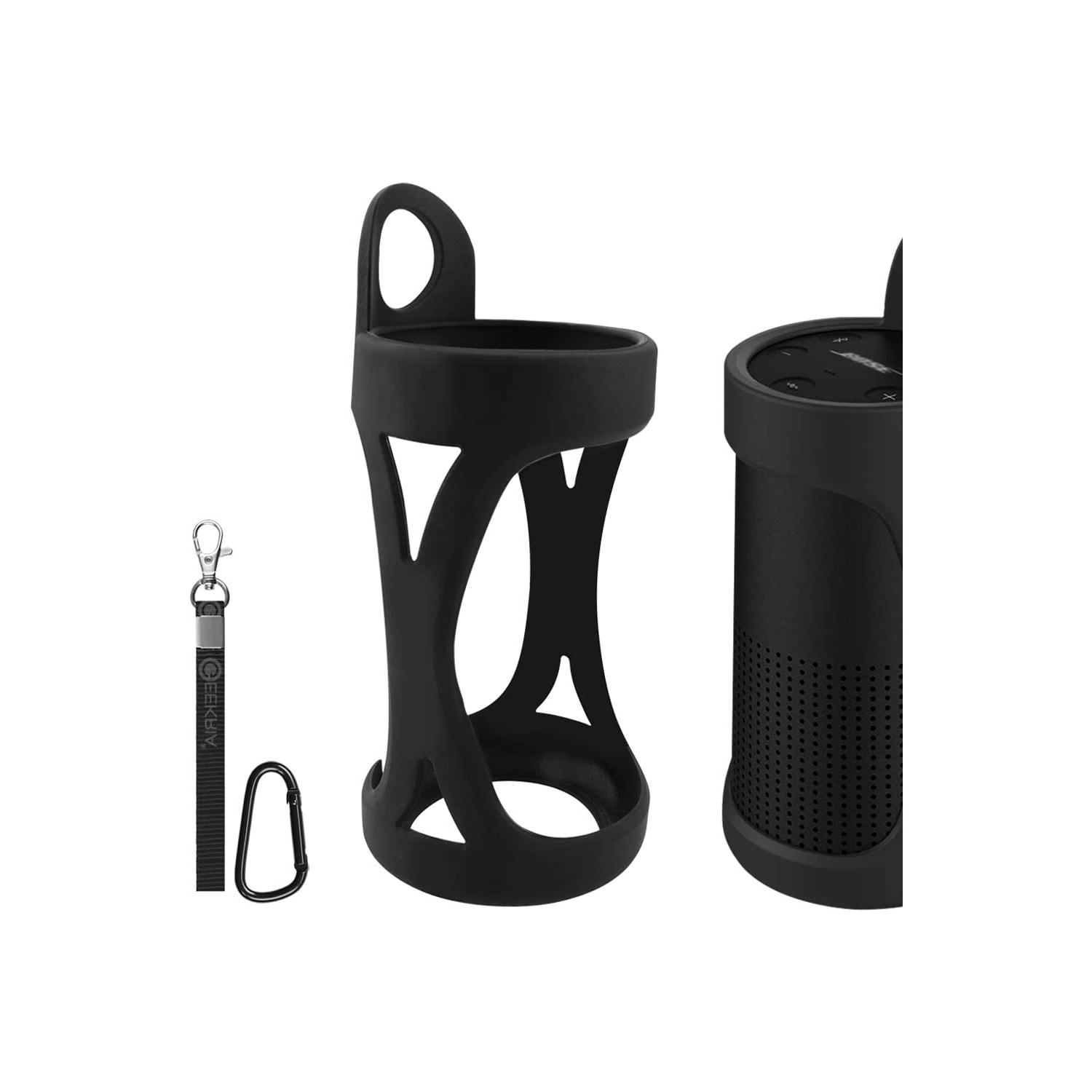 Silicone Case for Bose SoundLink Revolve Waterproof Portable Wireless Bluetooth Speaker, Bose SoundLink Revolve