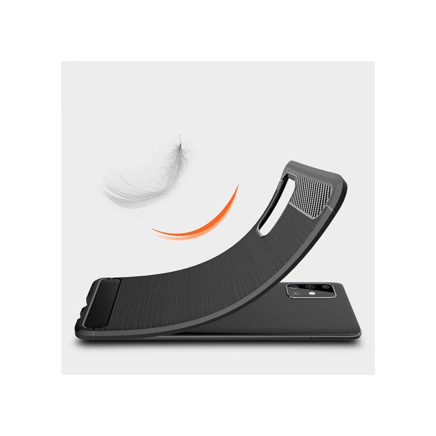 Shockproof Slim Soft Brushed TPU Case Cover for Samsung Galaxy A71