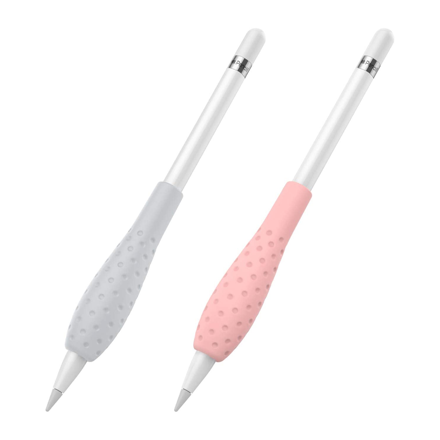 [Paquet de 2] Étui en silicone Grip Ergo Étui protecteur compatible avec l’Apple Pencil 1re/2e