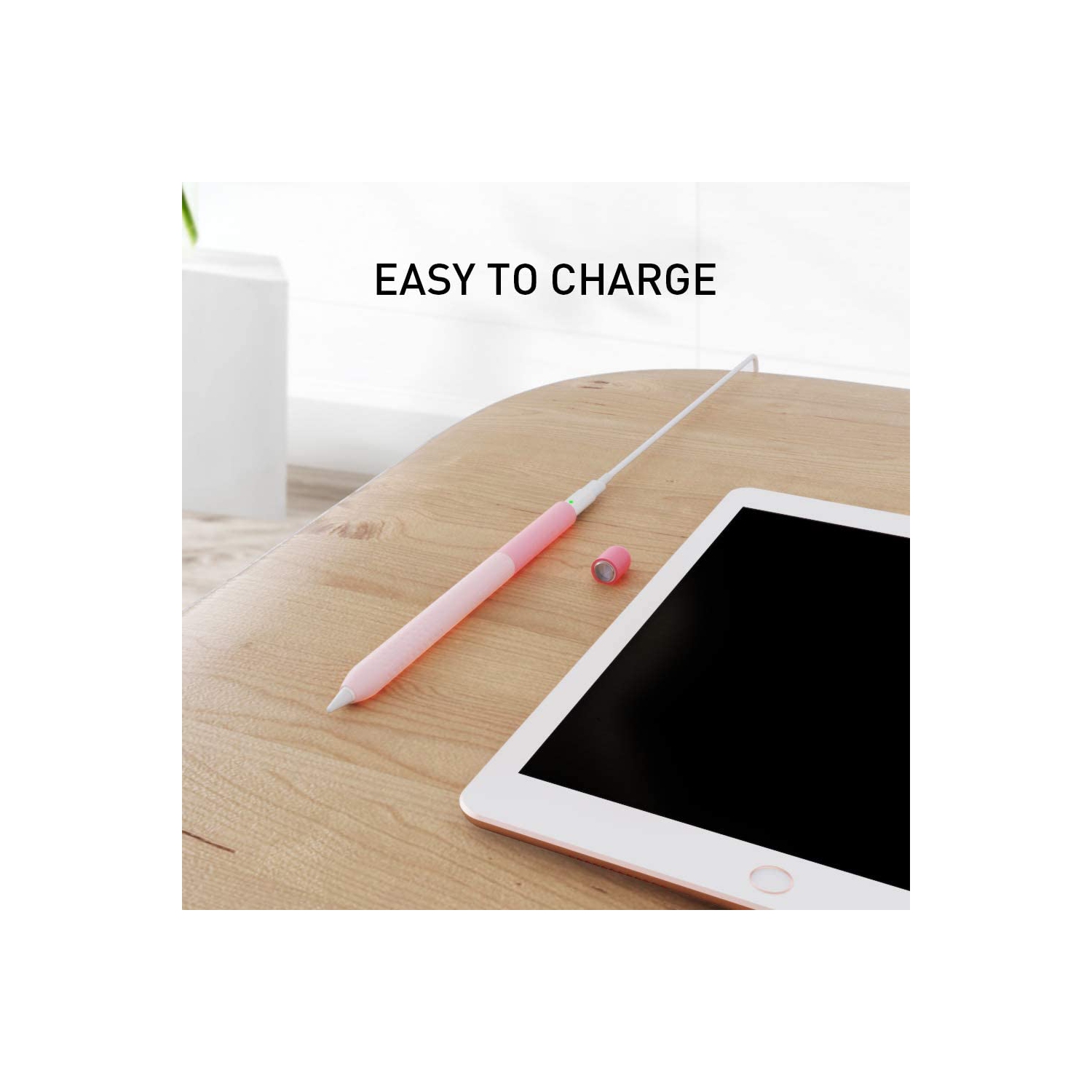 Compatible avec l’étui Apple Pencil de 1re génération, housse en silicone pour étui gradient Colour