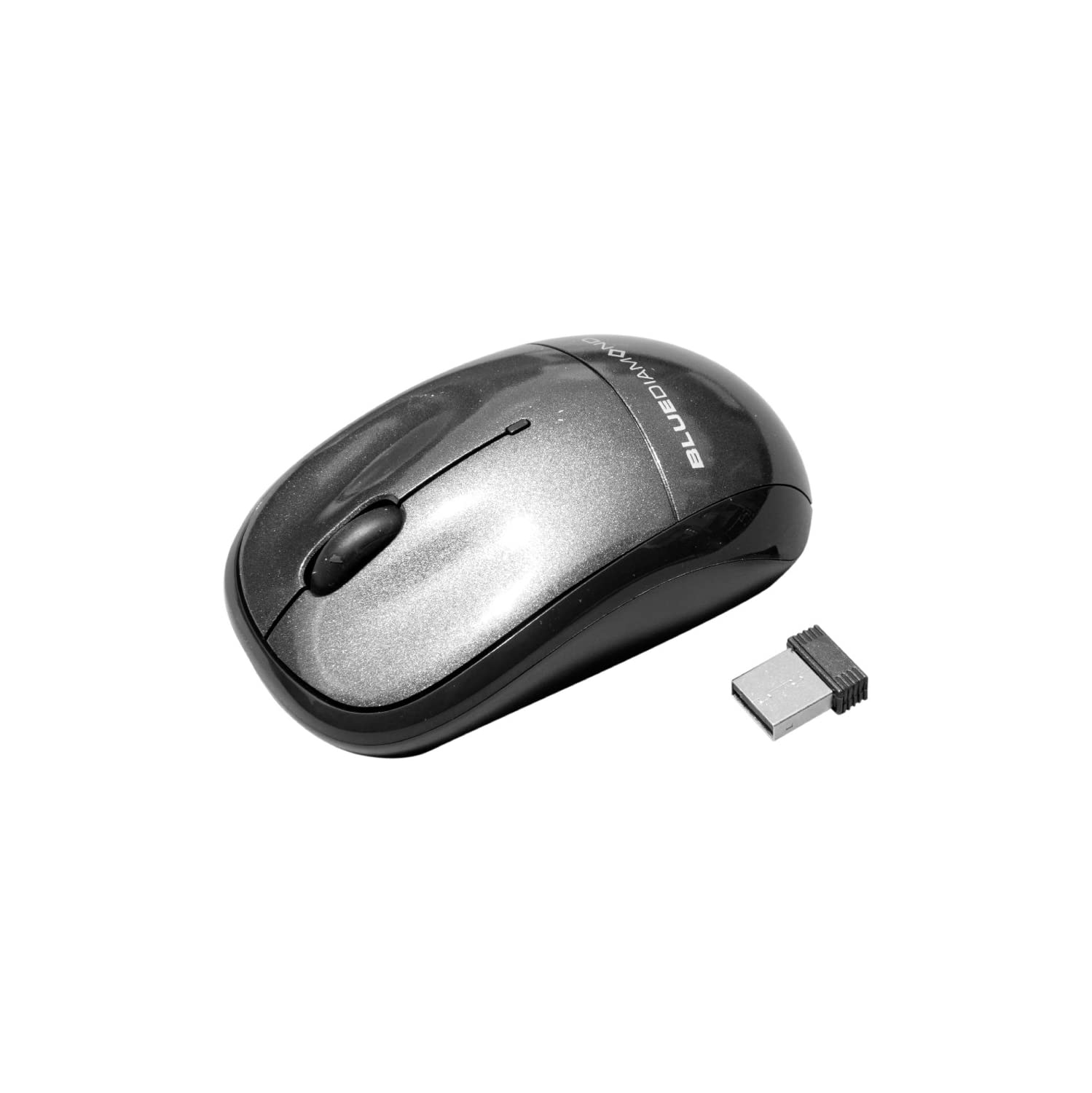 BlueDiamond 2.4G Wireless Mouse - Nano Reciever - Ambidextrous Design - 10m operating range - For Laptop or Computer