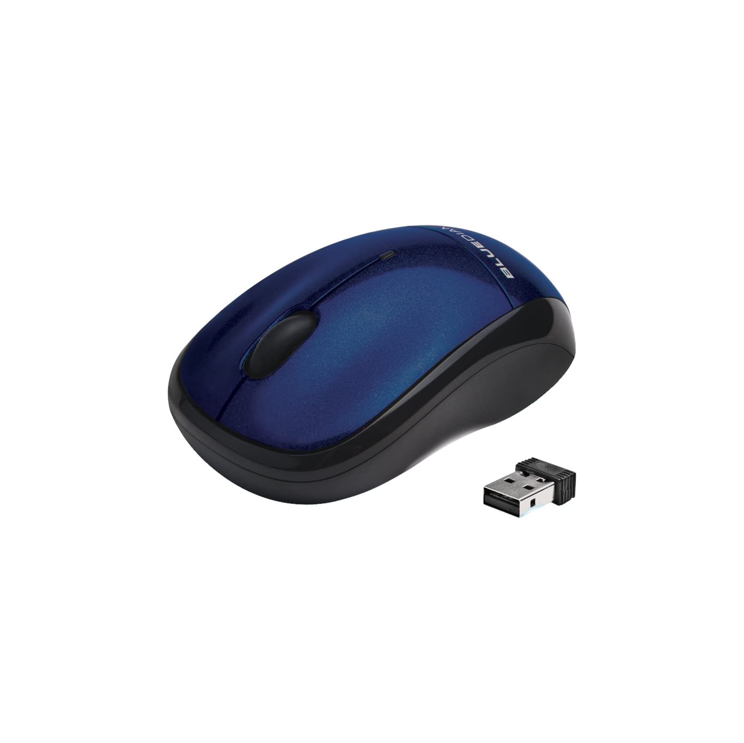 BlueDiamond 2.4G Wireless Mouse - Nano Reciever - Ambidextrous Design - 10m operating range - For Laptop or Computer -