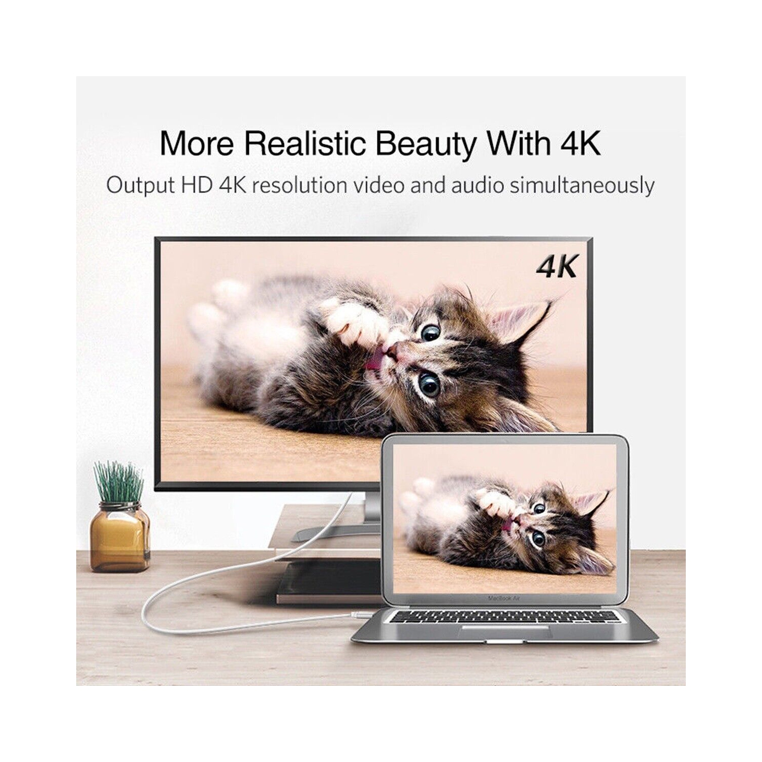 USB Type-C to Type-C 3.1 Gen 2 Cable 10Gbps 60W 4K Video Data Transfer, 3ft/0.9m