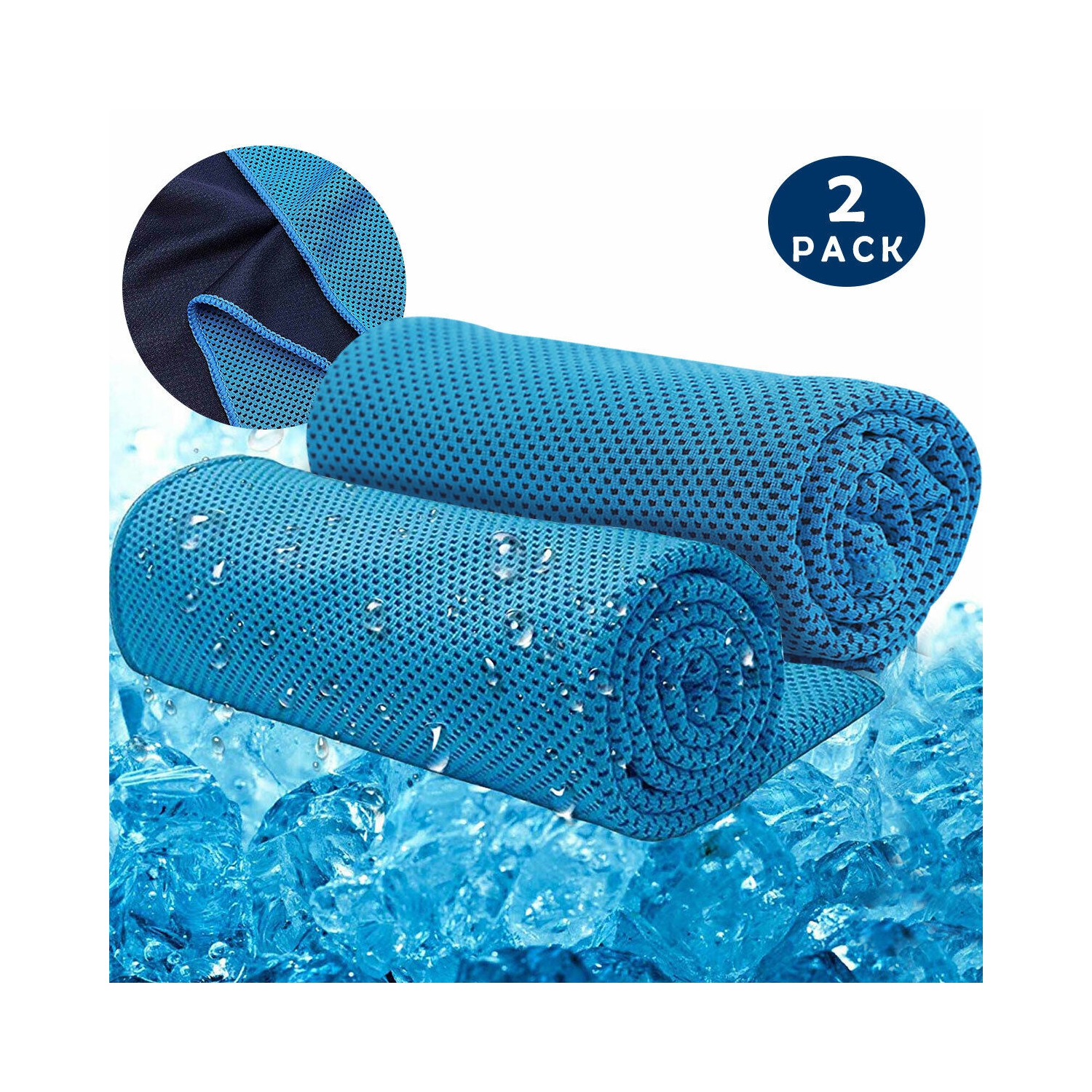 Serviette en microfibre fraîche et perméable à l'air pour le yoga, le sport, la course, le gym