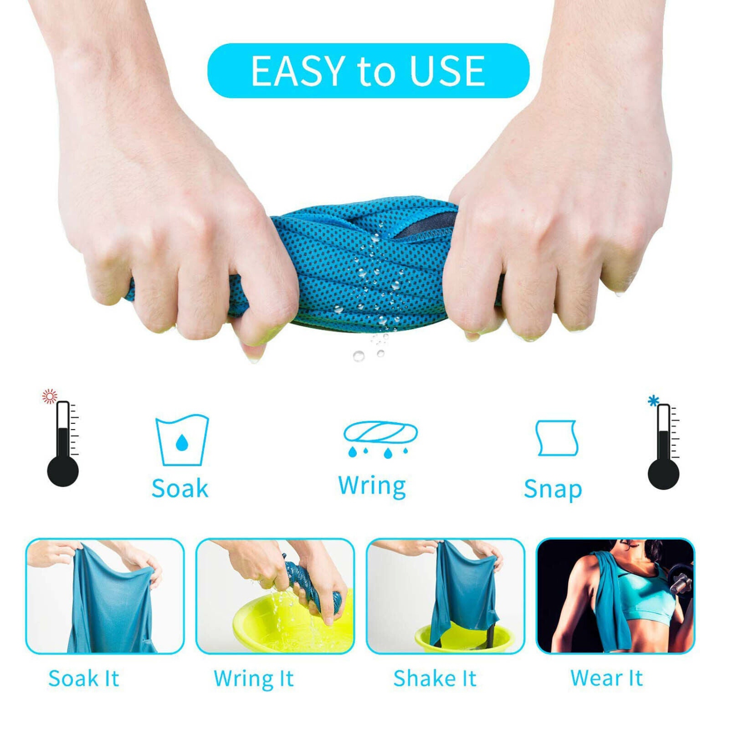 Serviette en microfibre fraîche et perméable à l'air pour le yoga, le sport, la course, le gym