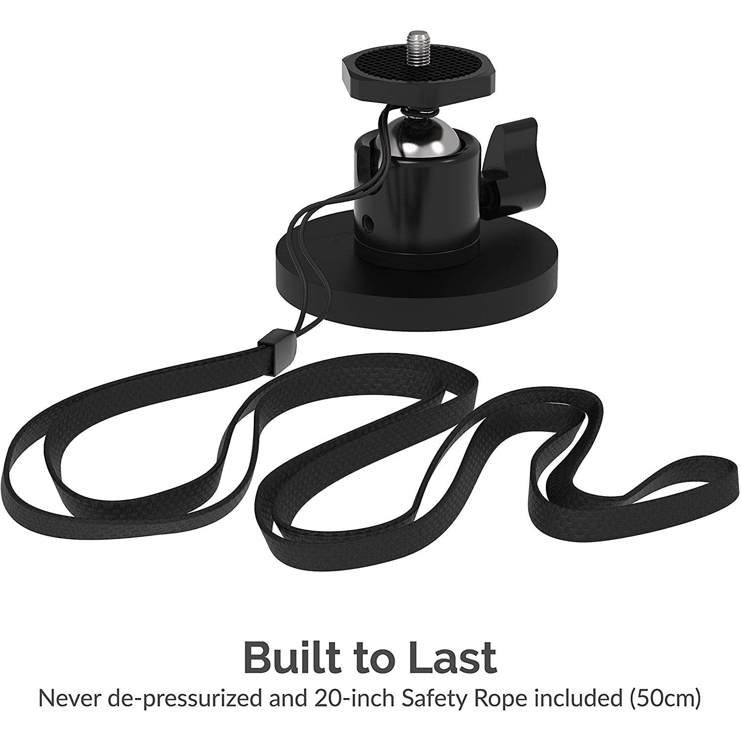 Support magnétique recouvert de caoutchouc pour les caméras GoPro et les petites caméras