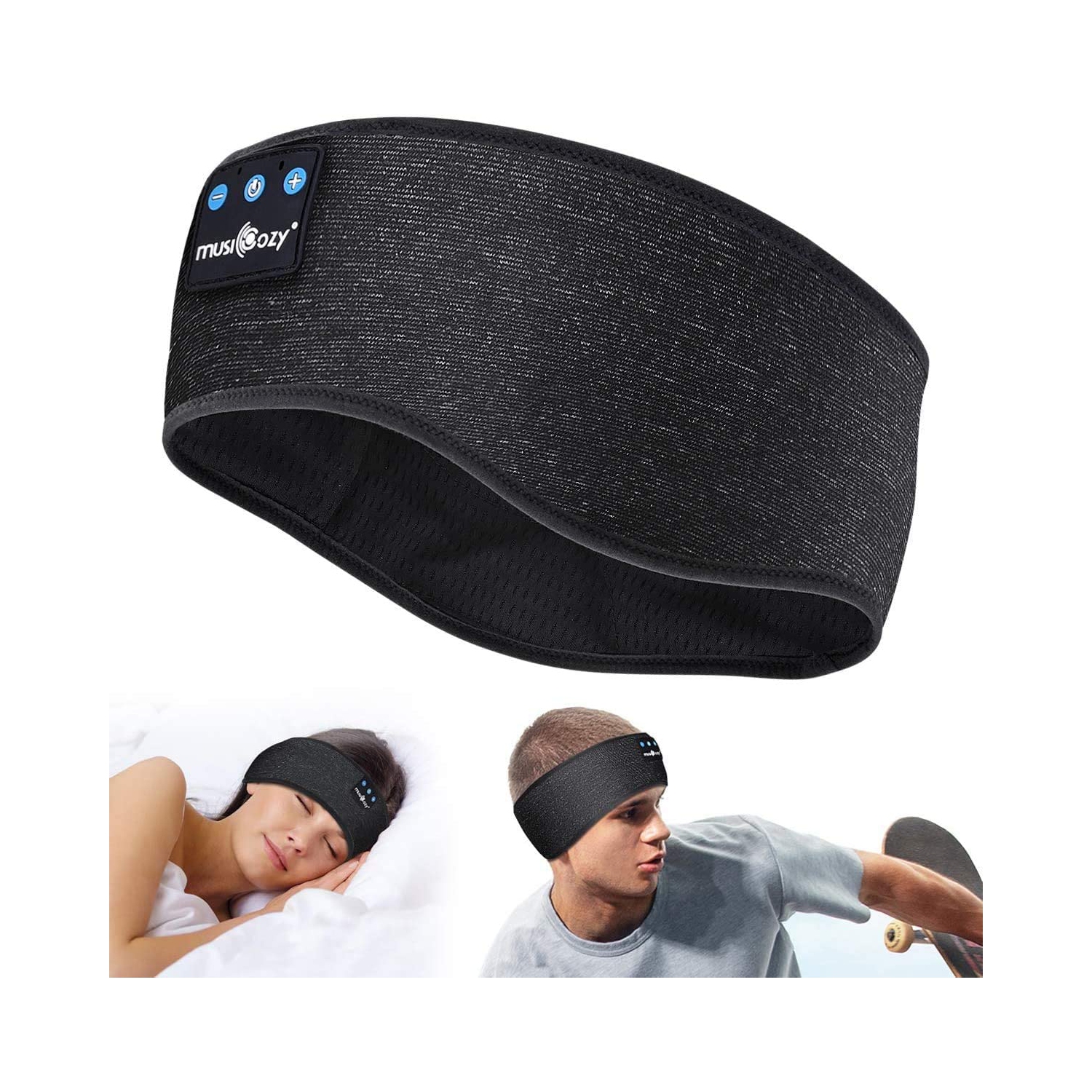 Écouteurs Sleep Sport serre-tête musique sans fil serre-tête casques de sommeil mains libres, étanche IPX6