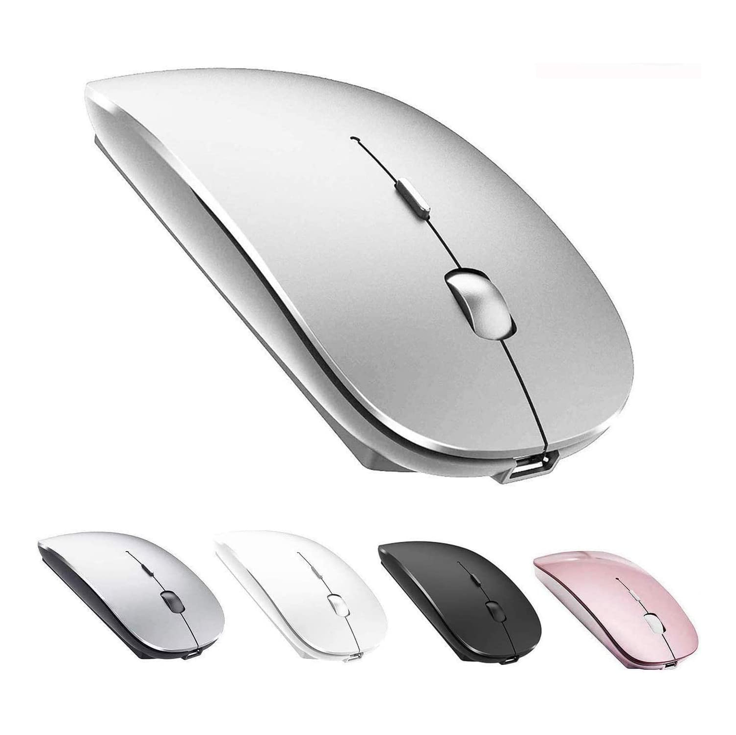 Rechargeable Bluetooth Mouse for MacBook Pro Wireless Bluetooth Mouse for Mac Laptop MacBook Air Windows Notebook
