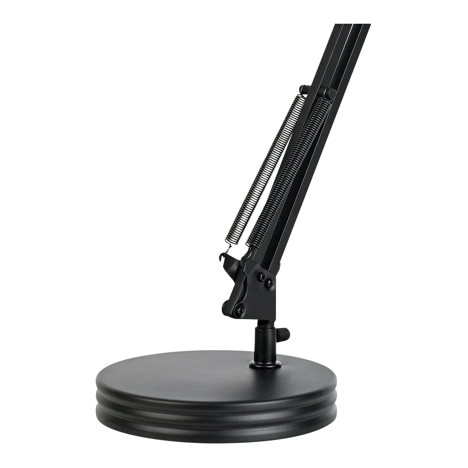 28" Heavy Base Architect Spring Balanced Swing Arm Desk Lamp, Black Finish 5698601